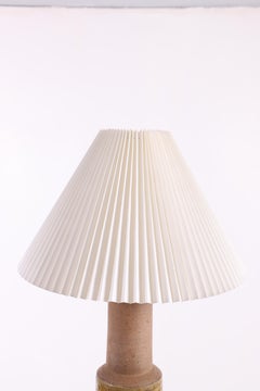 Große Keramiktischlampe von Nils Kähler, Dänemark, 1970er Jahre
