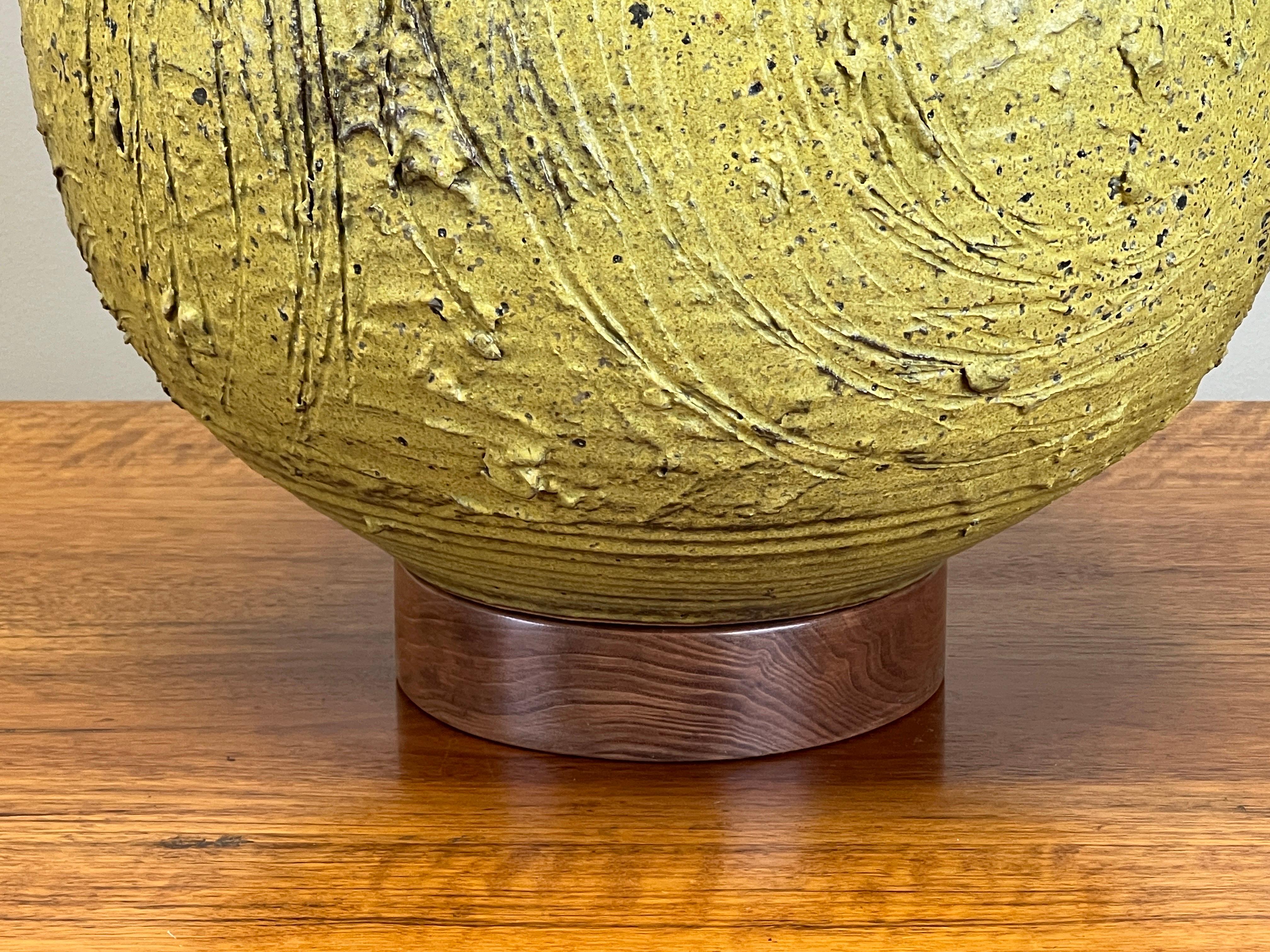 Large Ceramic Table Lamp by Tom McMillin For Sale 6
