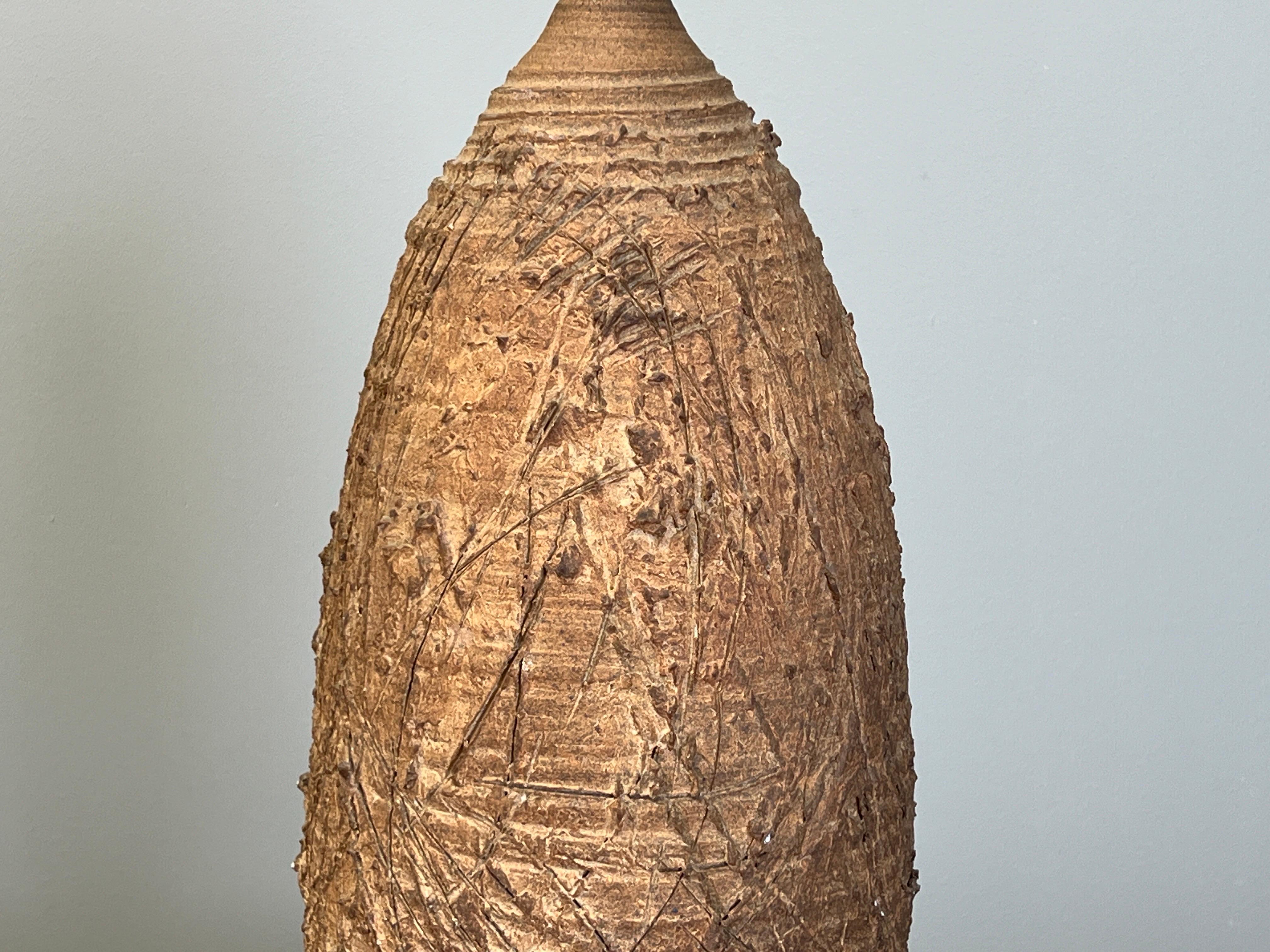 Large Ceramic Table Lamp by Tom McMillin For Sale 10