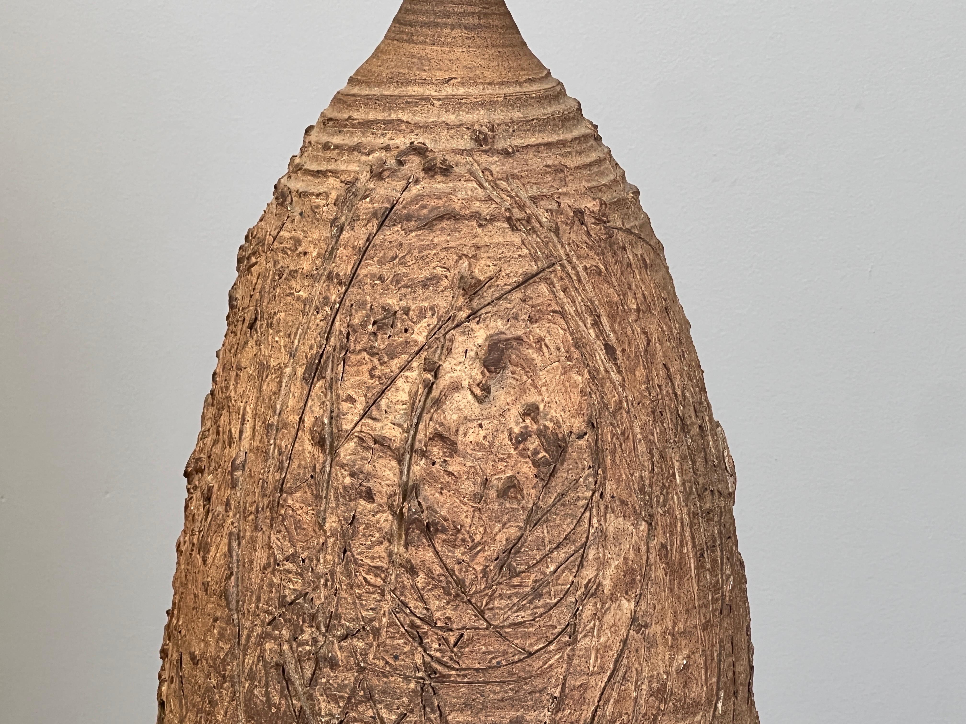 Large Ceramic Table Lamp by Tom McMillin For Sale 11