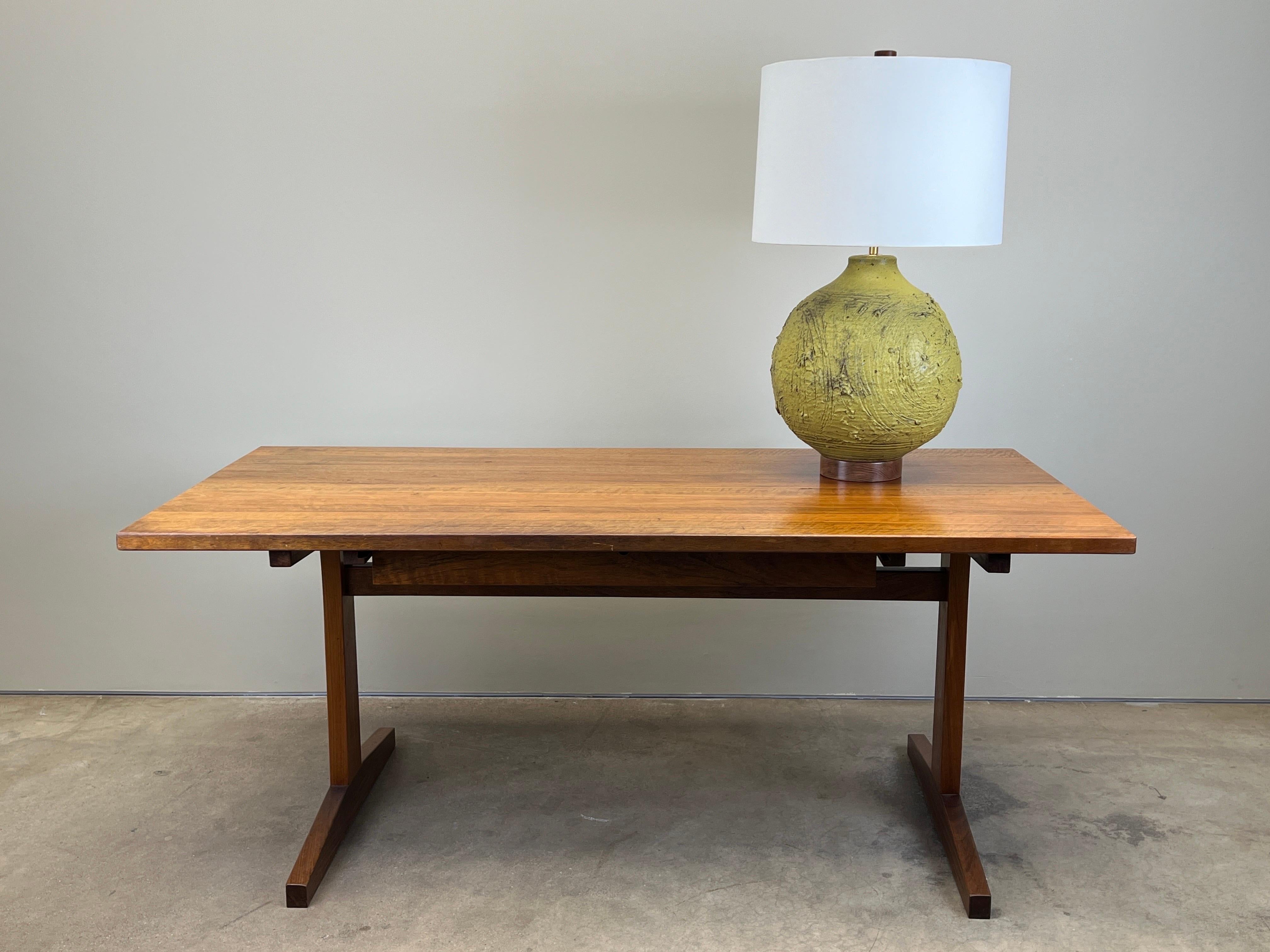 Large Ceramic Table Lamp by Tom McMillin For Sale 3
