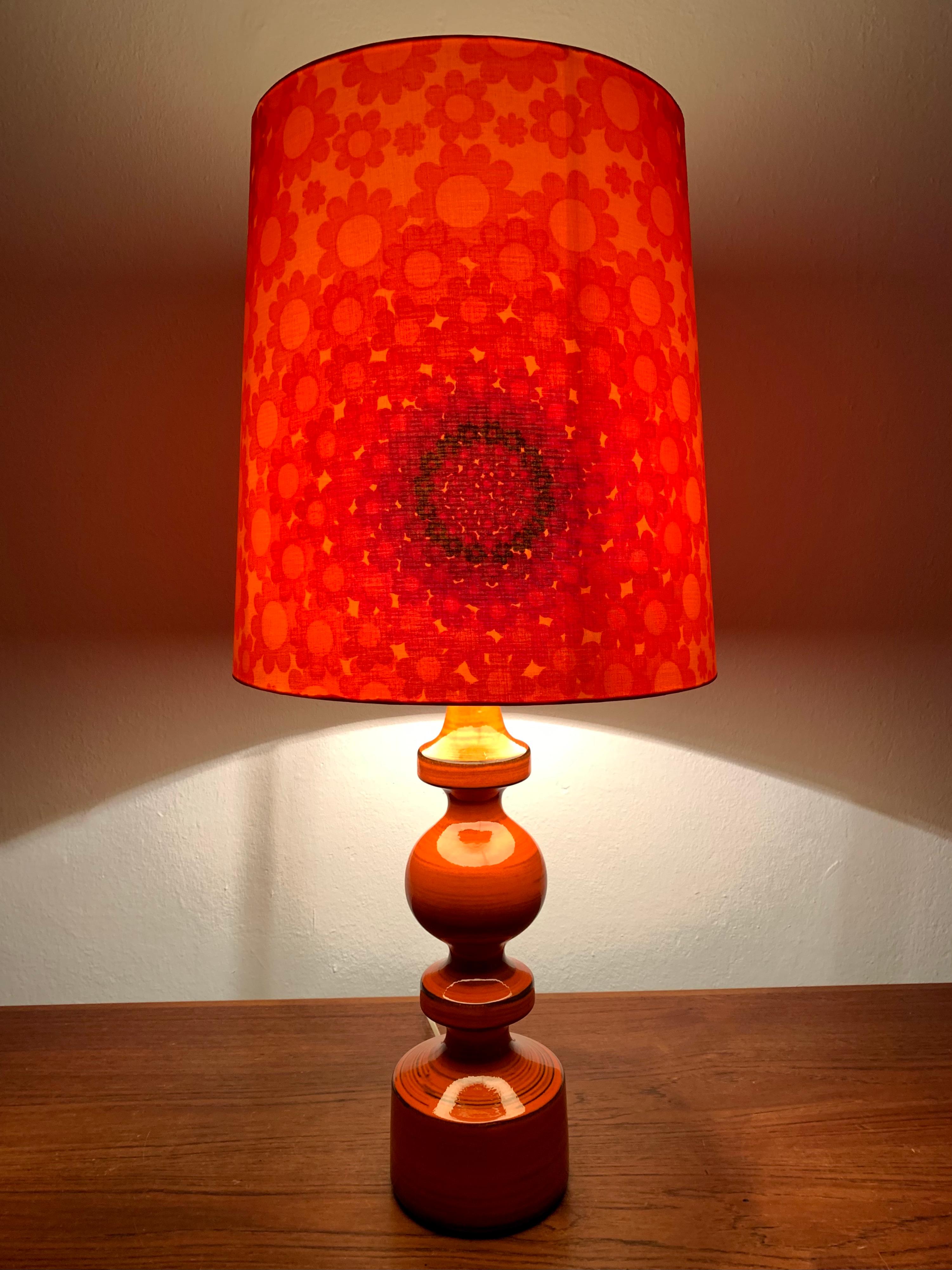 Large Ceramic Table Lamp For Sale 3