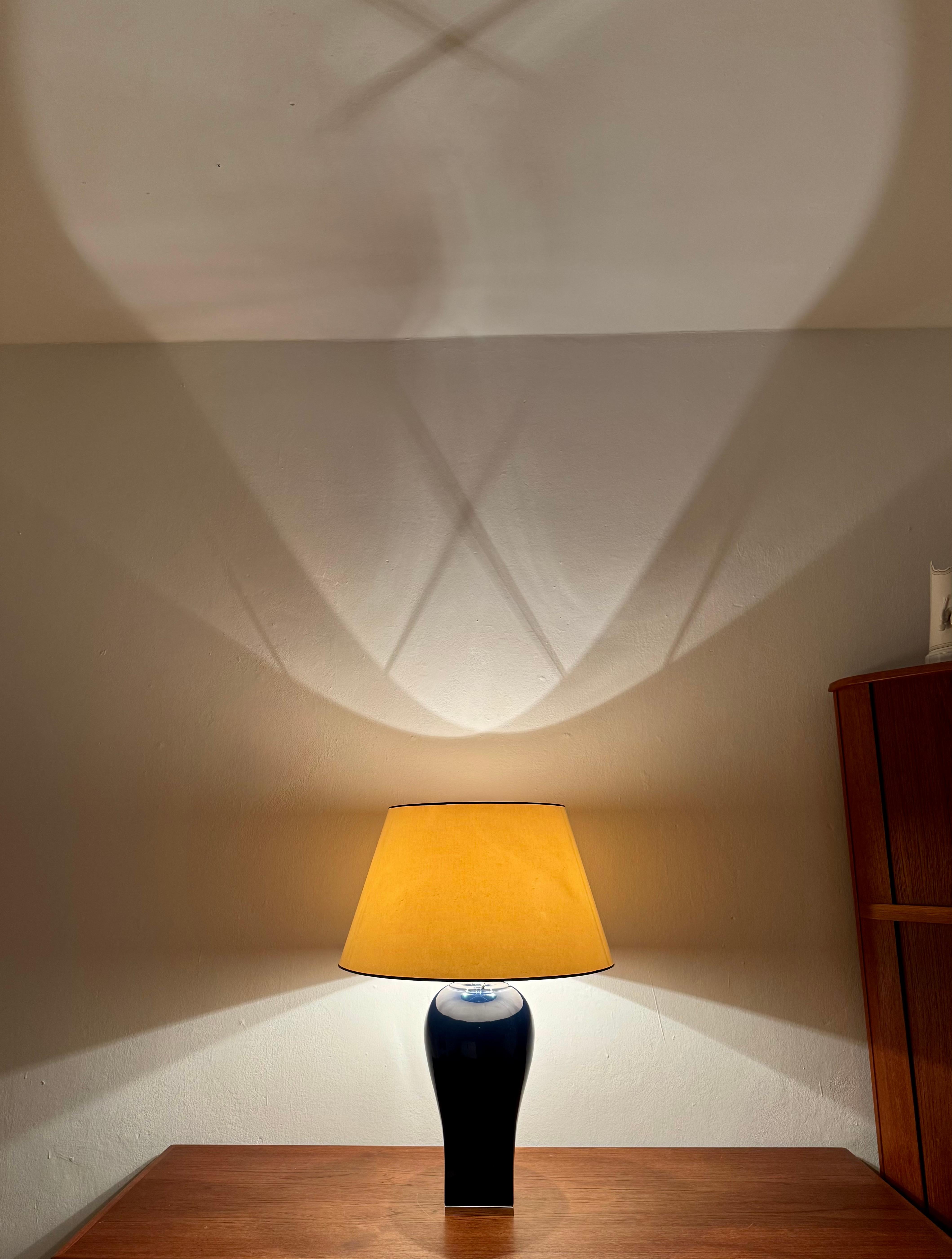 Grande lampe de table en céramique en vente 3