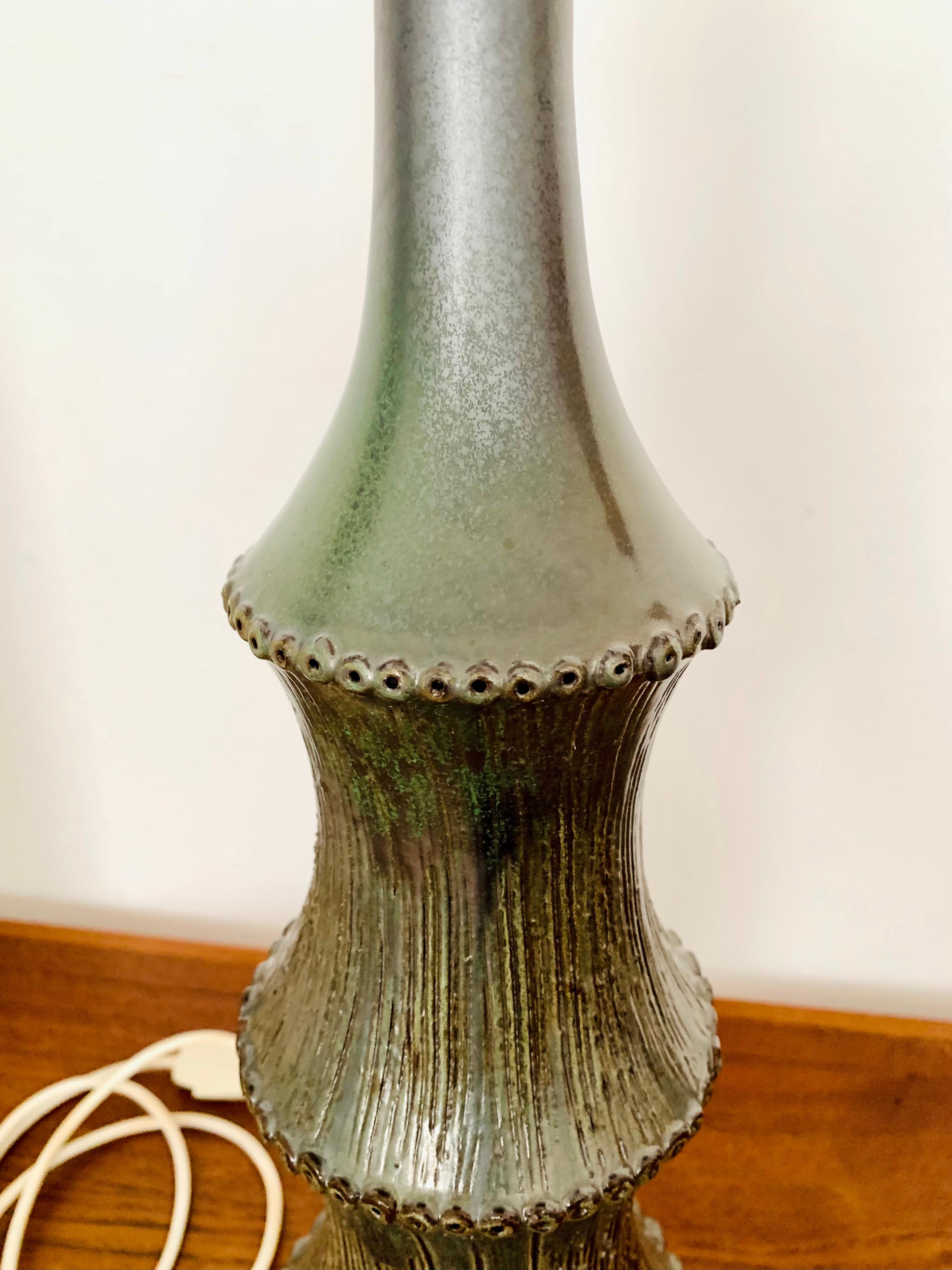 Large Ceramic Table Lamp For Sale 9