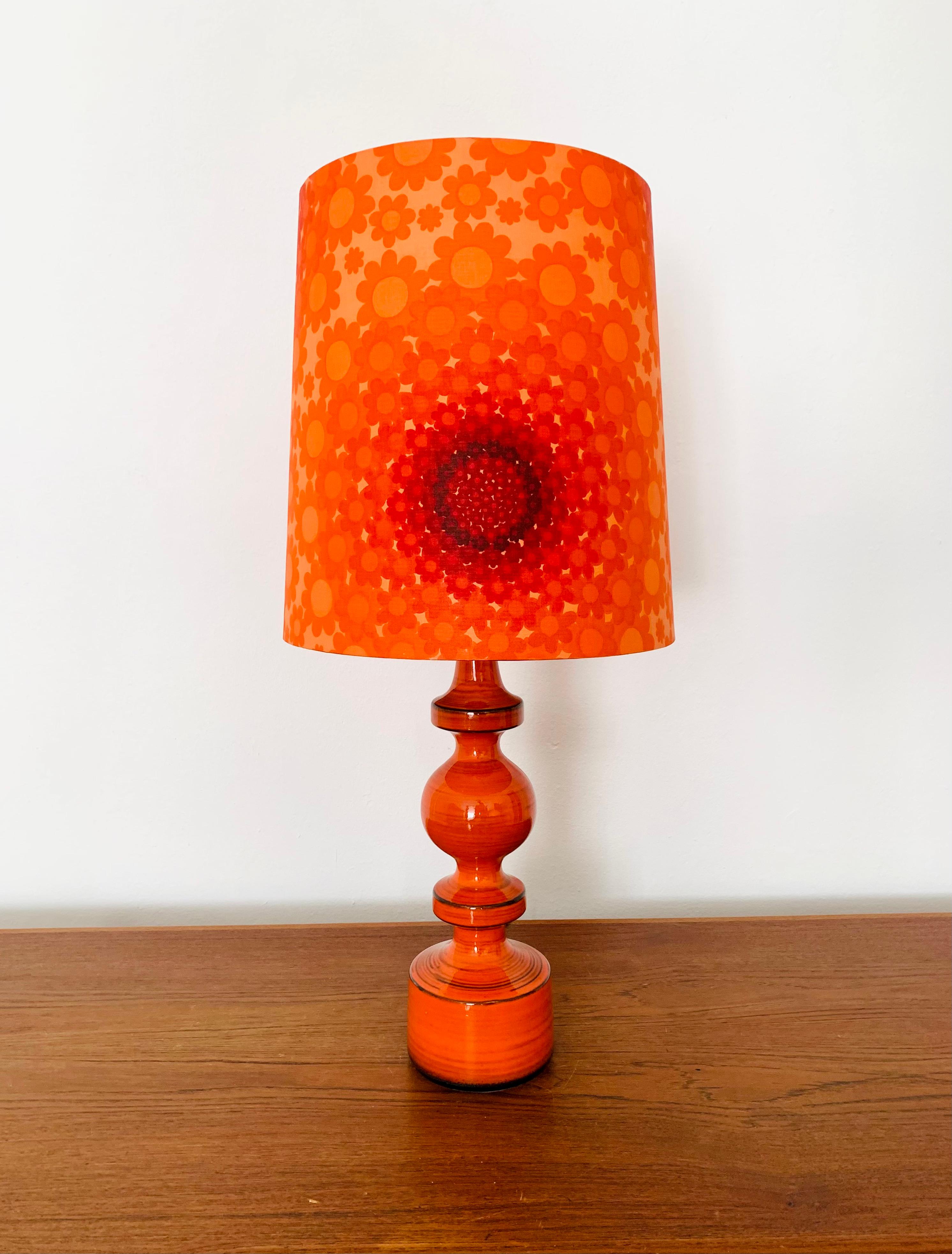 Mid-Century Modern Large Ceramic Table Lamp For Sale