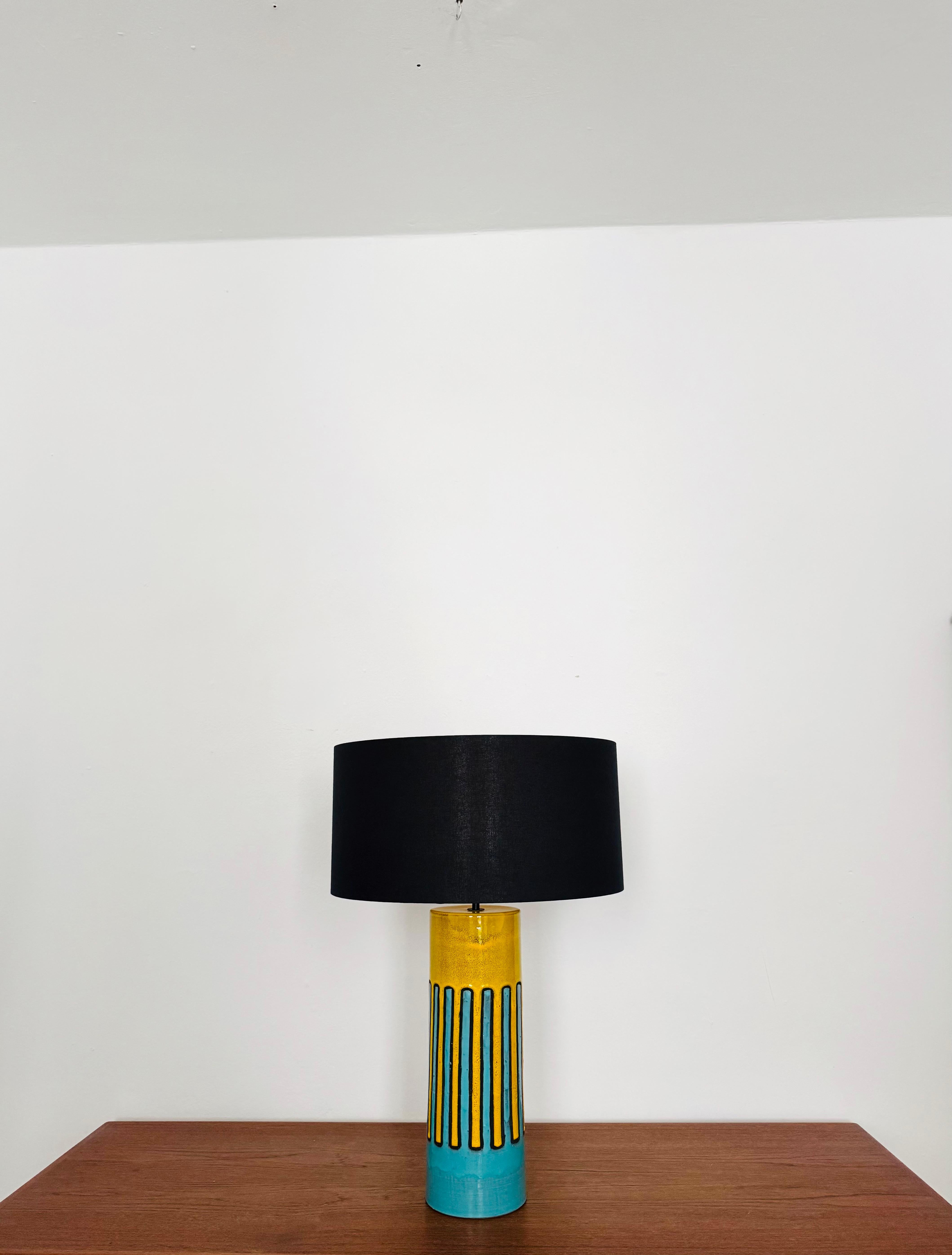 Lampada da tavolo grande in ceramica In condizioni buone in vendita a München, DE