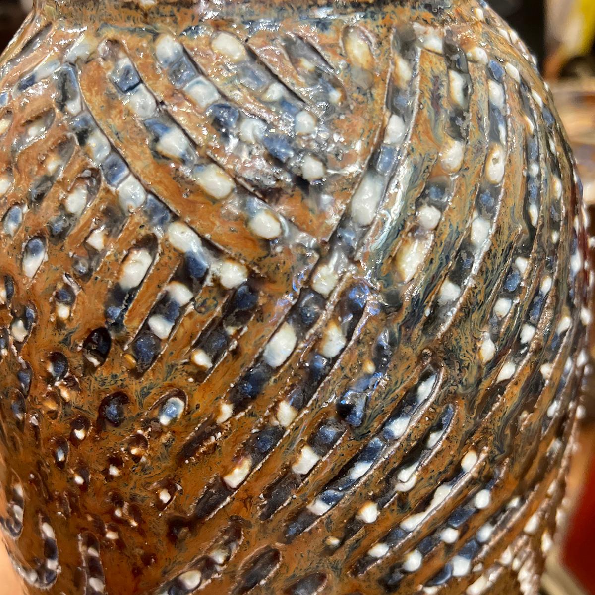 Milieu du XXe siècle Grande lampe de table en céramique en vente