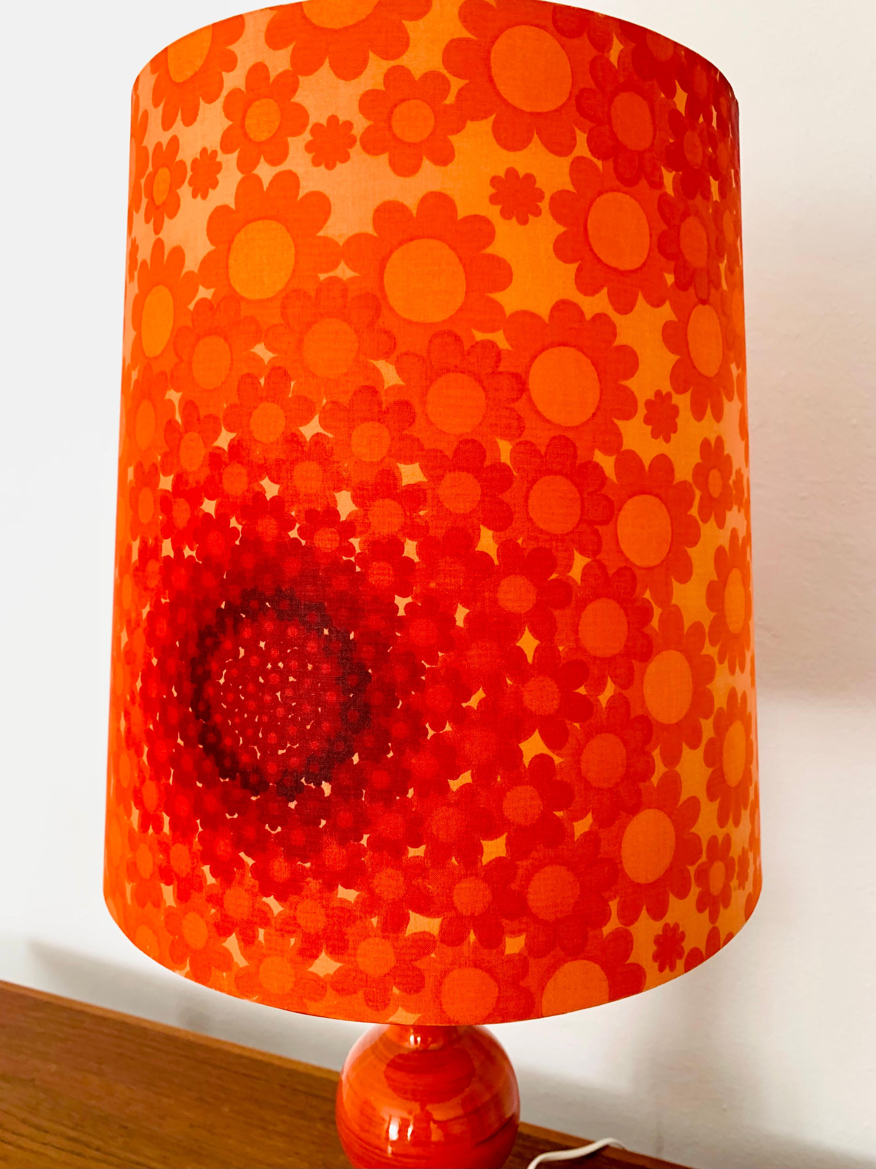 Mid-20th Century Large Ceramic Table Lamp For Sale