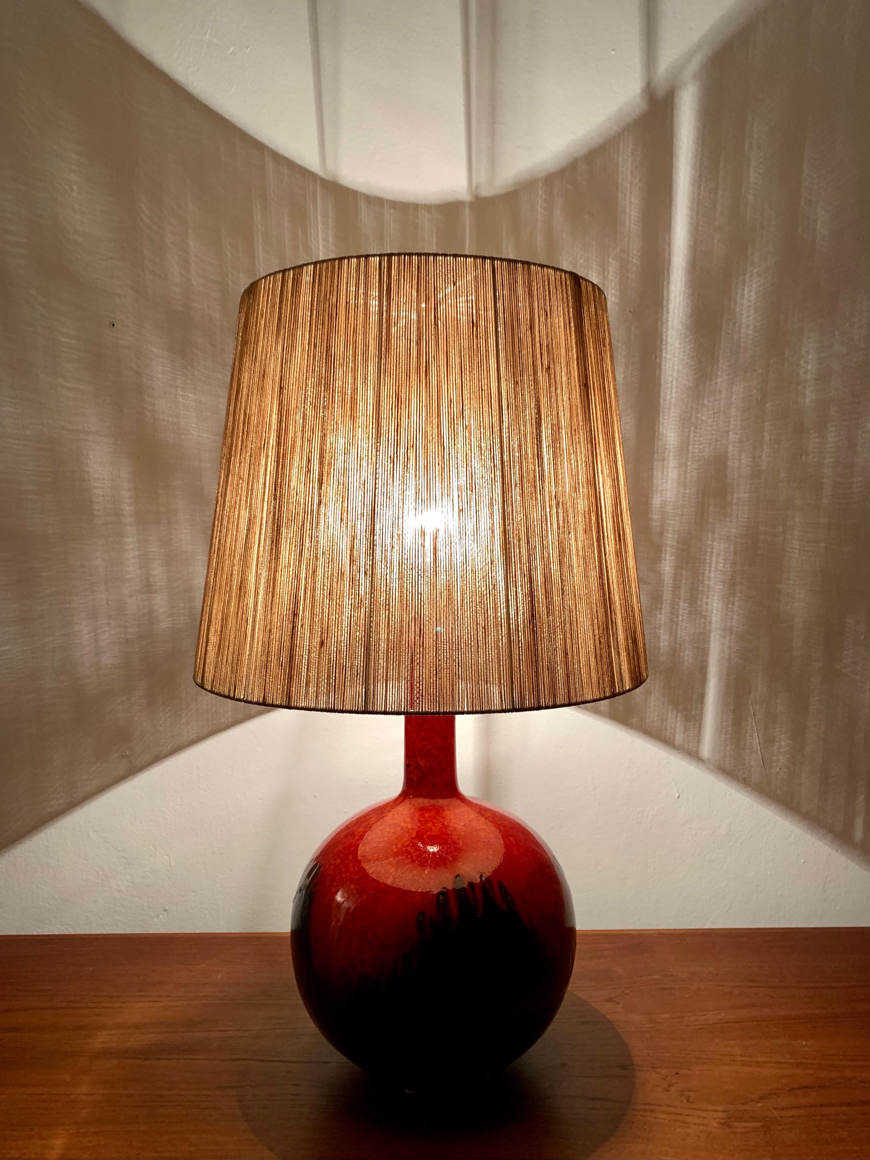 Large Ceramic Table Lamp For Sale 1