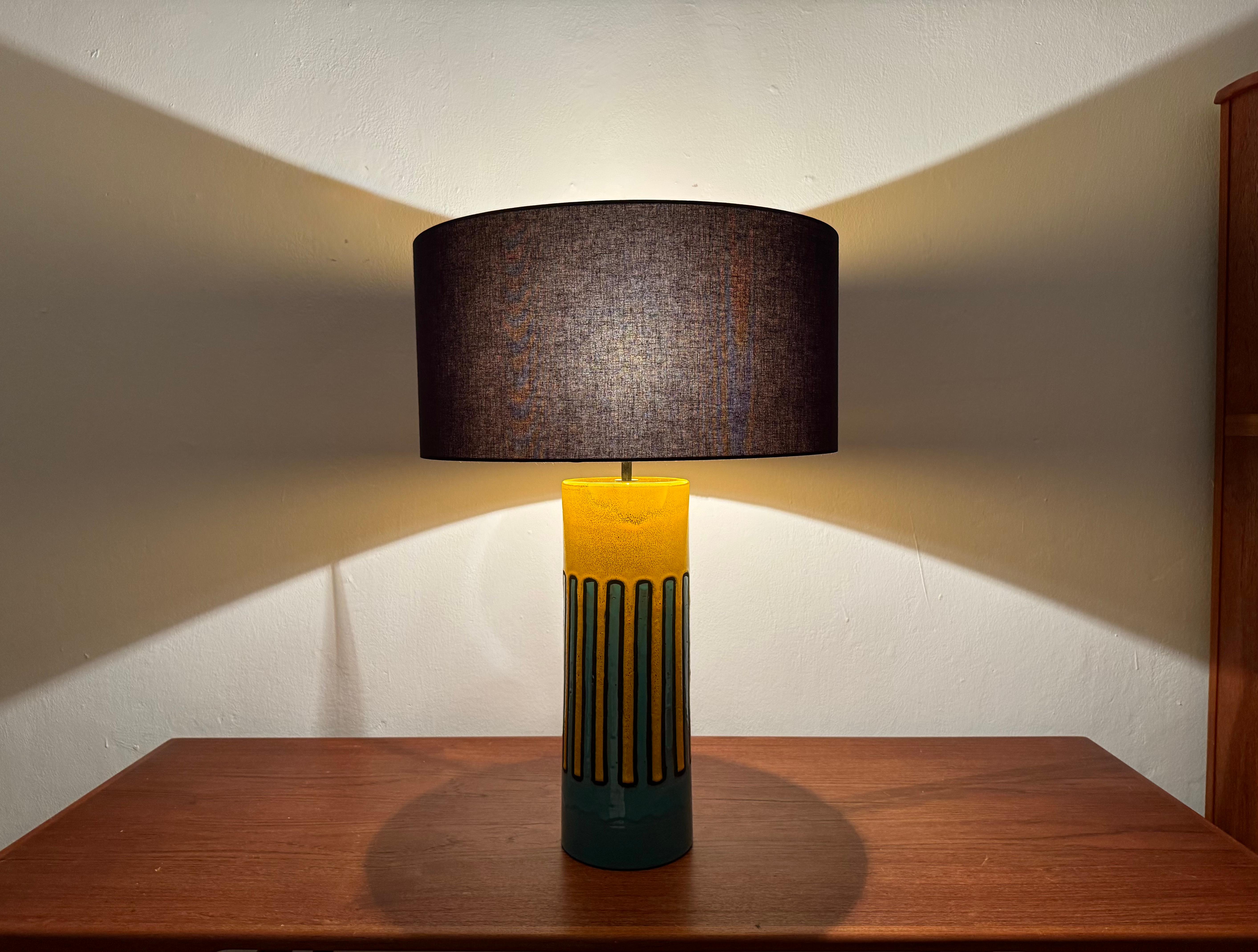 Lampada da tavolo grande in ceramica in vendita 1