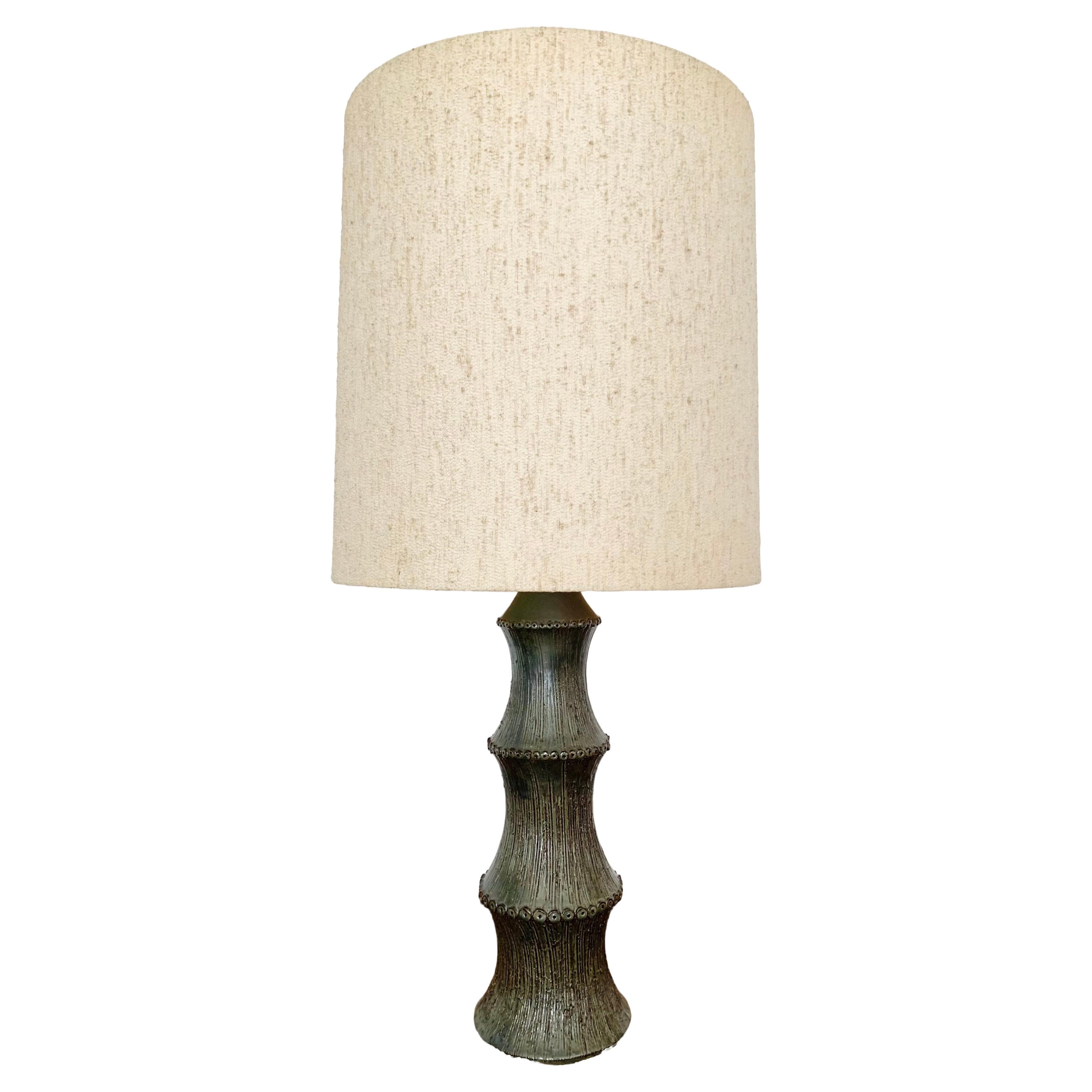 Large Ceramic Table Lamp For Sale