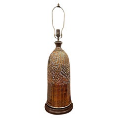 Lampada da tavolo grande in ceramica