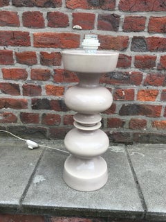 Large Ceramic Table Lamp, France, circa 1950-1960