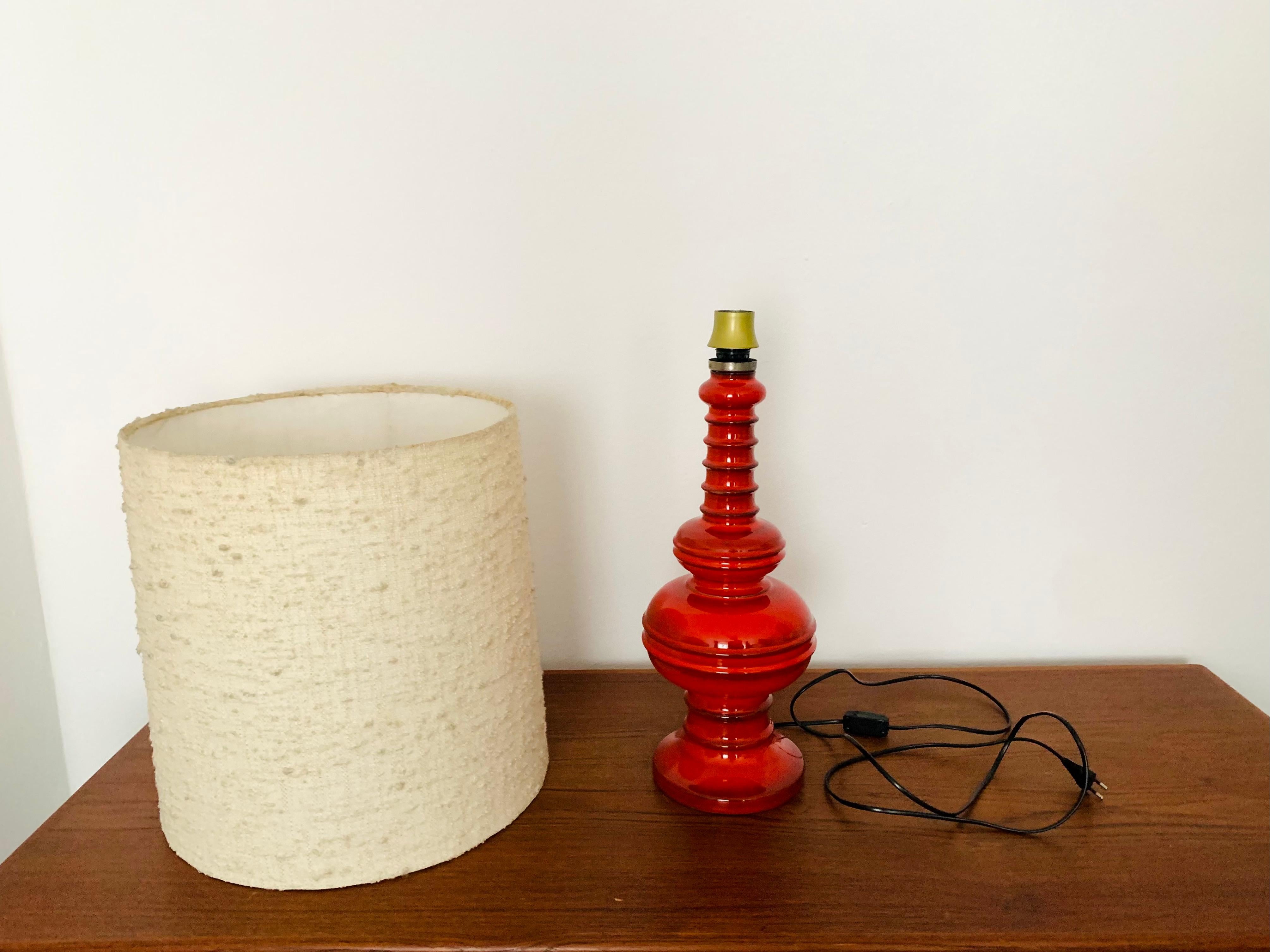 Large Ceramic Table Lamp from Goebel For Sale 4