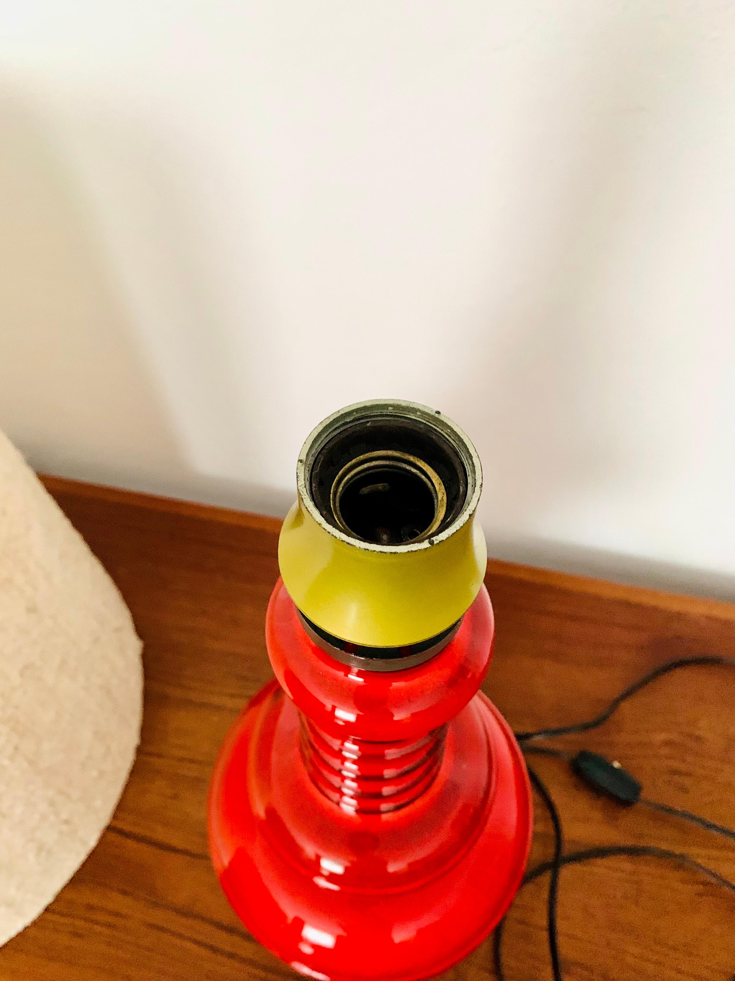 Large Ceramic Table Lamp from Goebel For Sale 6