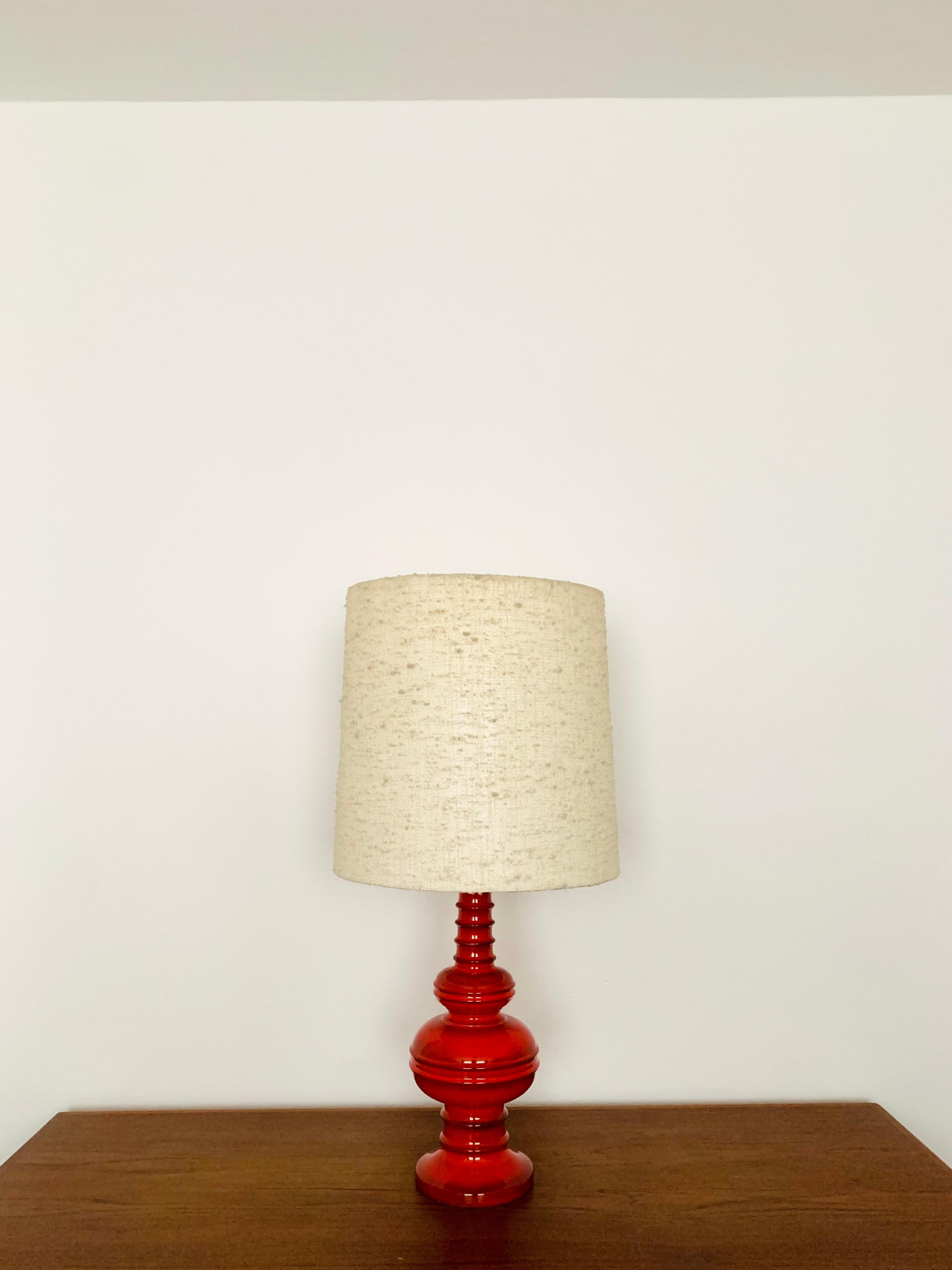 German Large Ceramic Table Lamp from Goebel For Sale