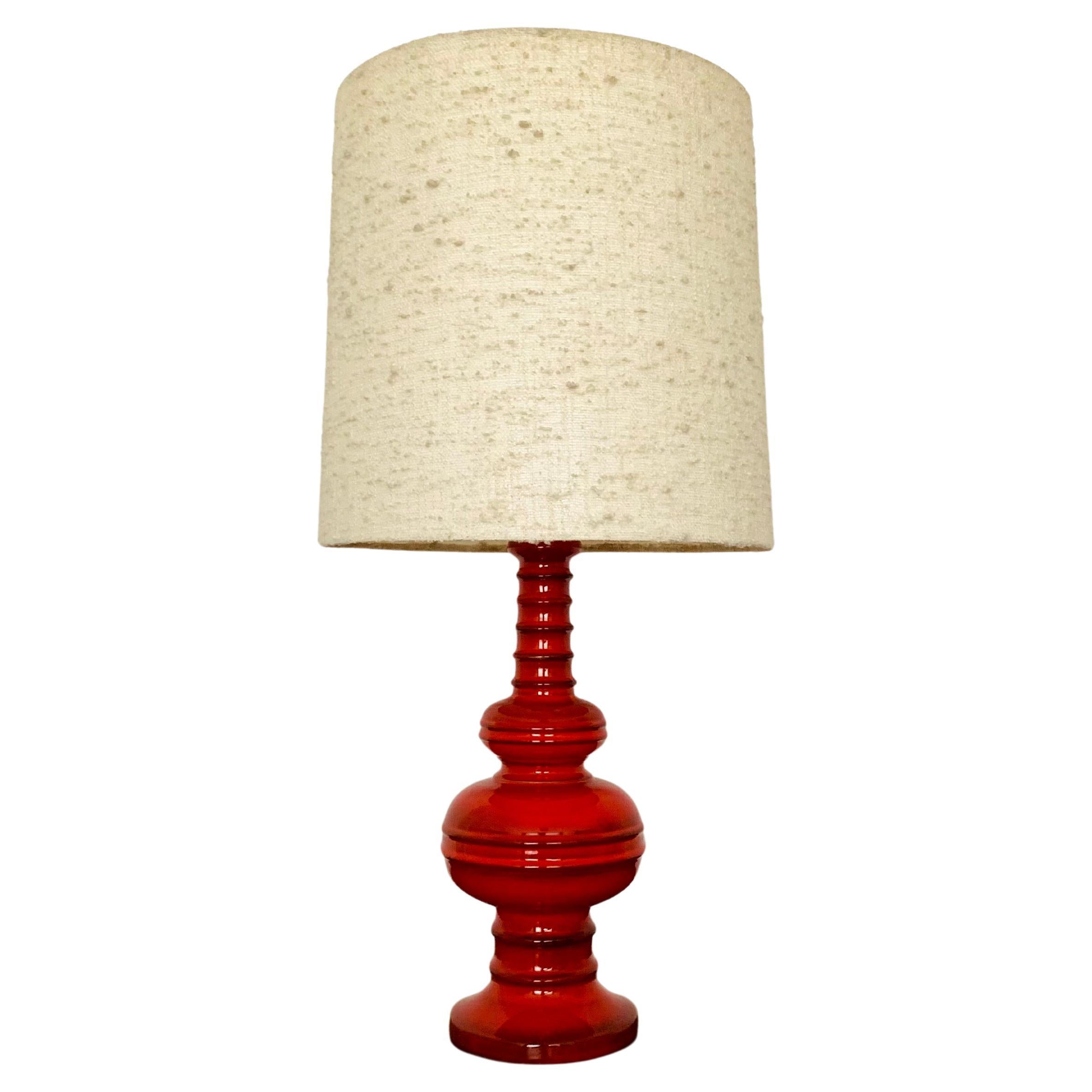 Large Ceramic Table Lamp from Goebel For Sale