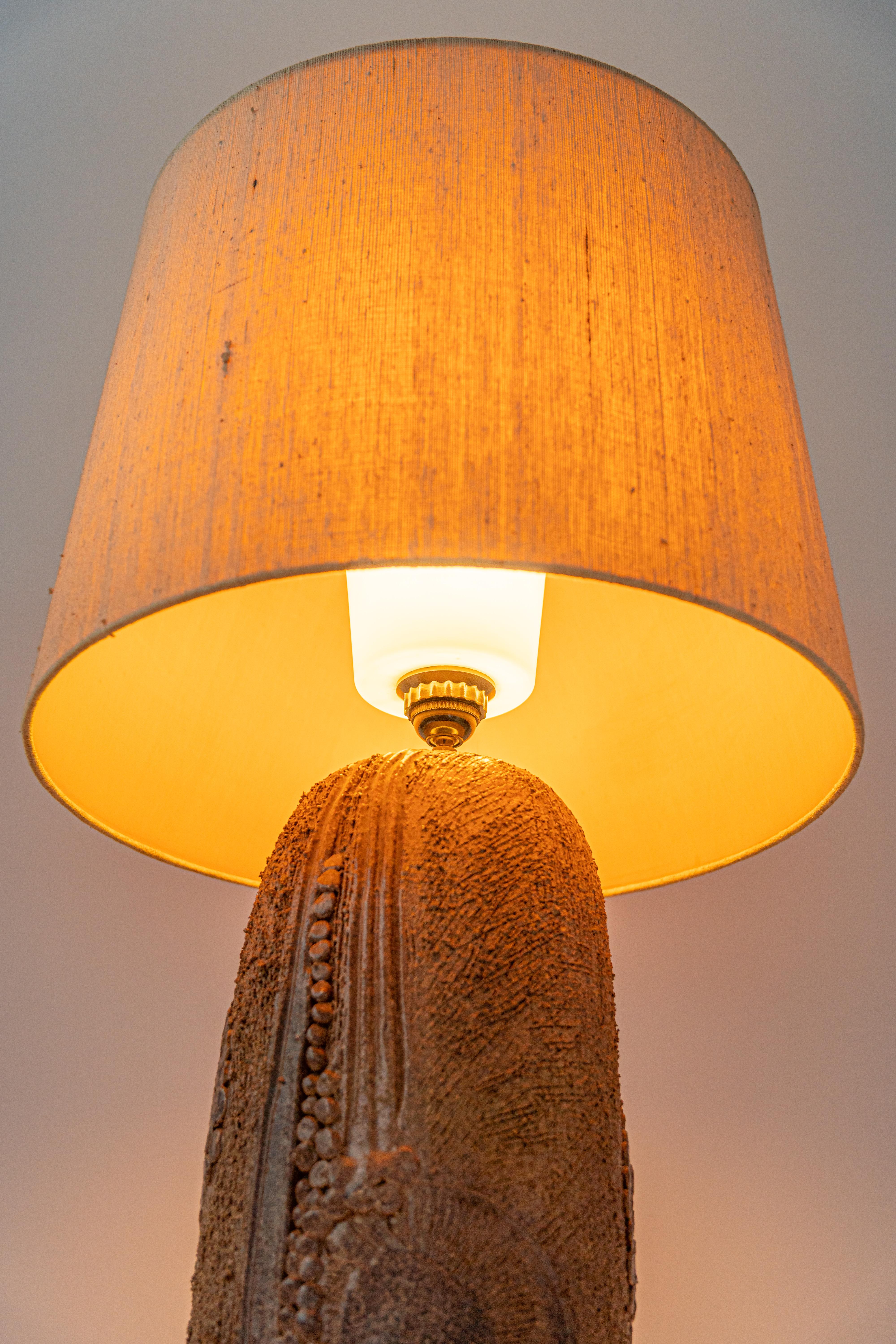 Large Ceramic Table Lamp, Germany, 1970s 3