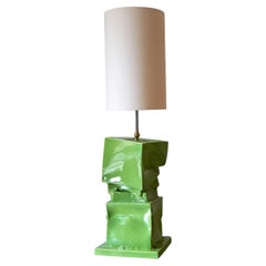 Post Modern, Brutalist, Deconstructivist, Sculptural Lamp, Any Color. Italy