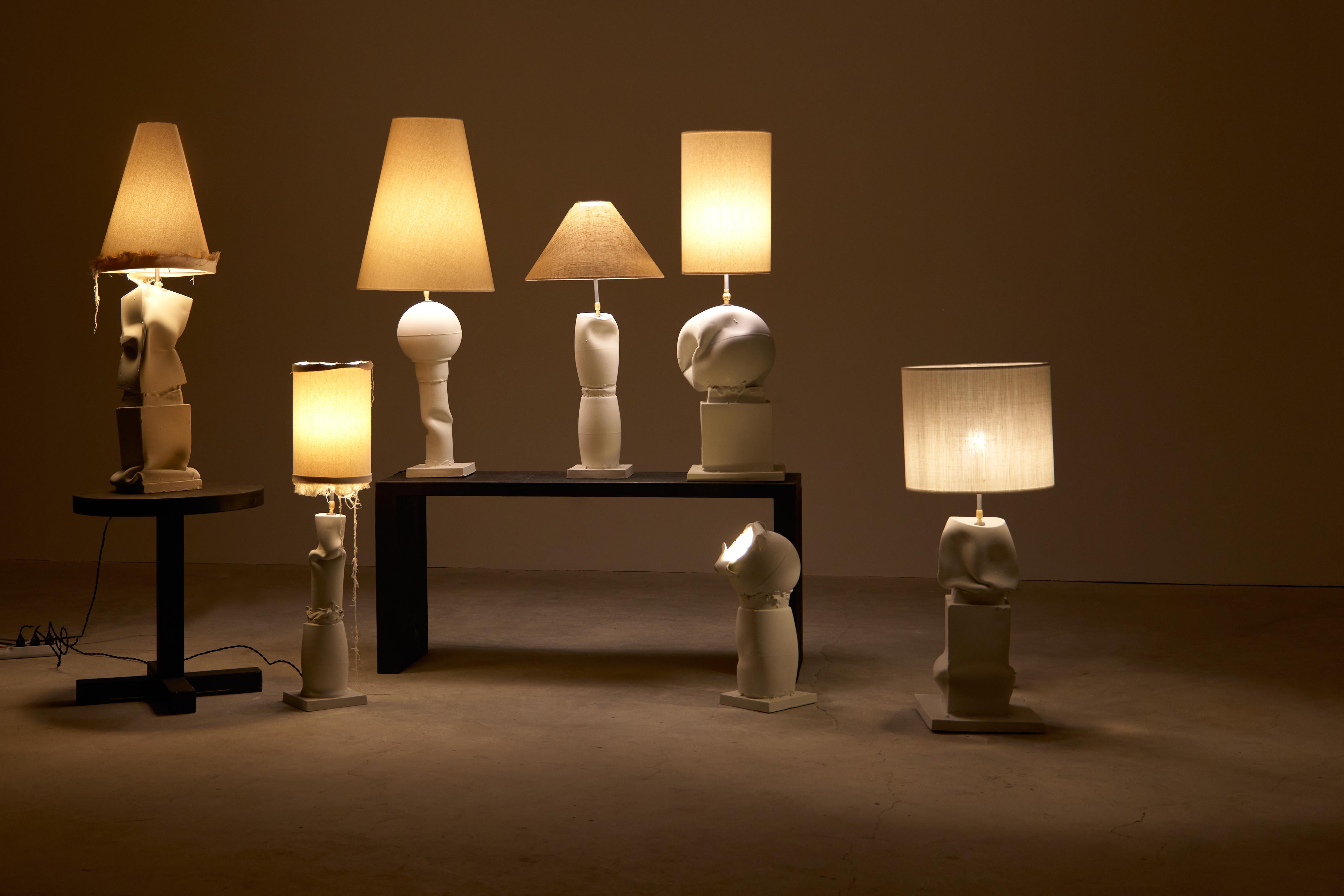 Post Modern, Brutalist, Deconstructivist, Sculptural Lamp, Any Color. Italy For Sale 11
