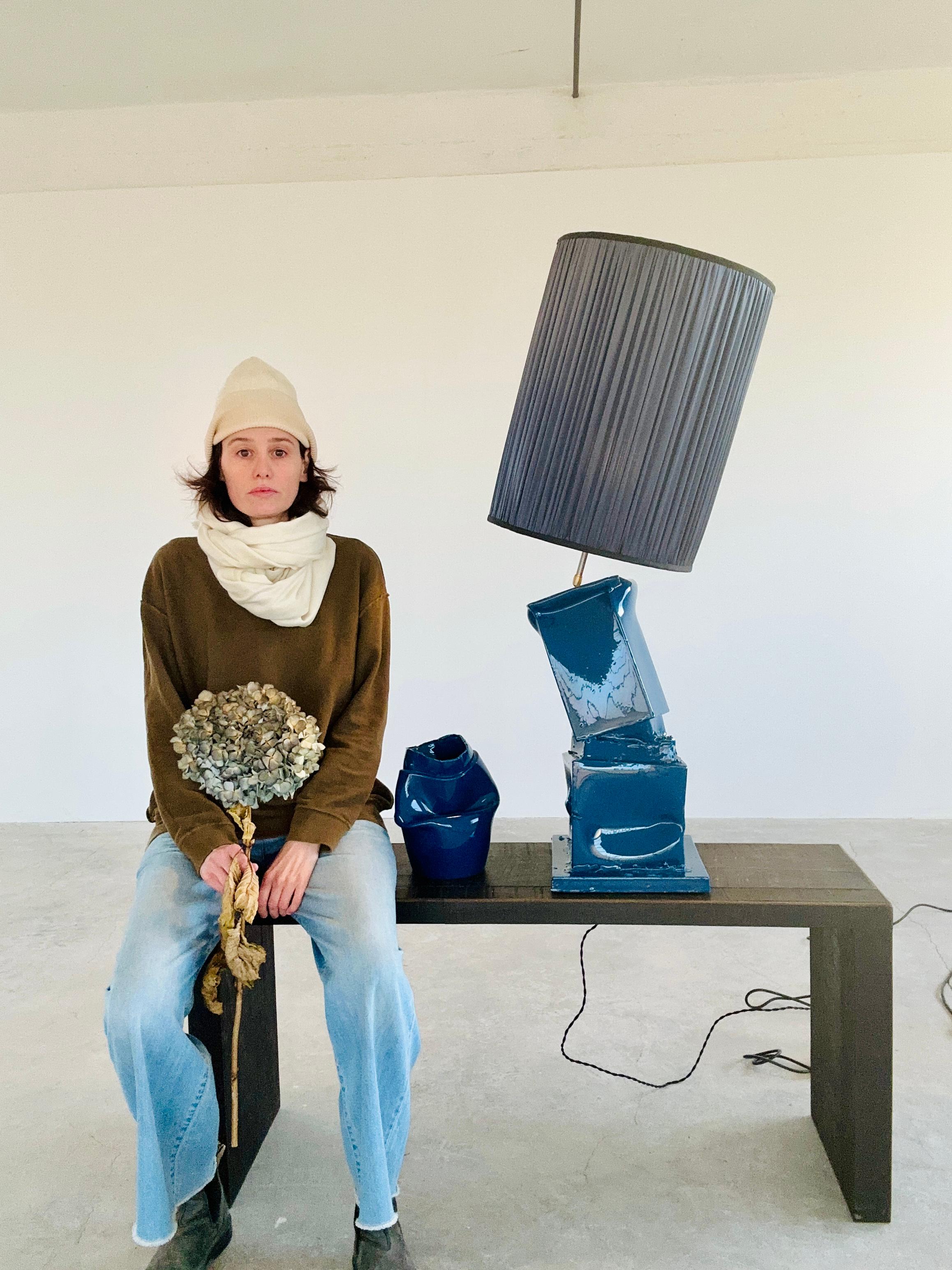 Post Modern, Brutalist, Deconstructivist, Sculptural Lamp, Any Color. Italy For Sale 13