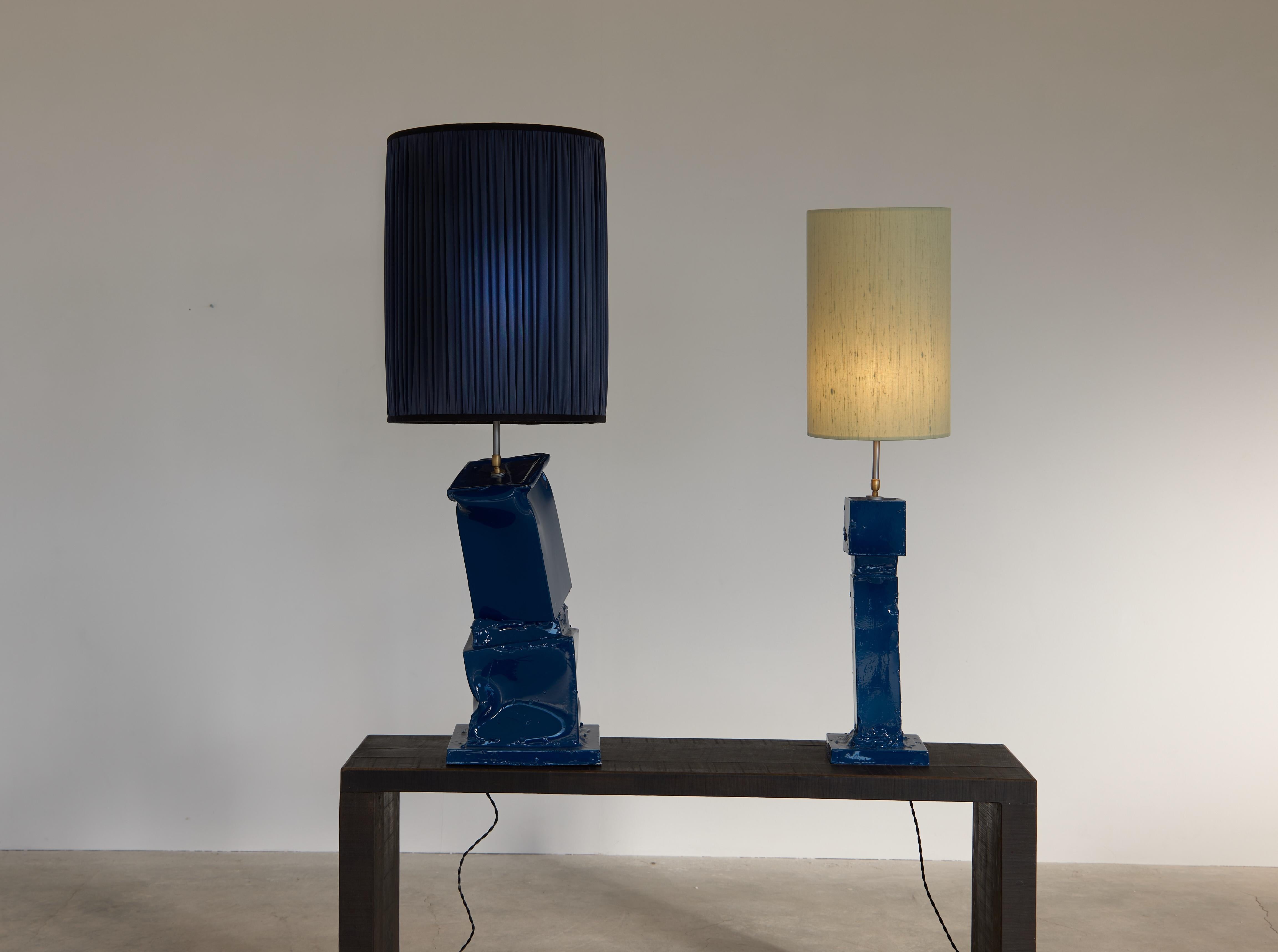 Contemporary Post Modern, Brutalist, Deconstructivist, Sculptural Lamp, Any Color. Italy For Sale