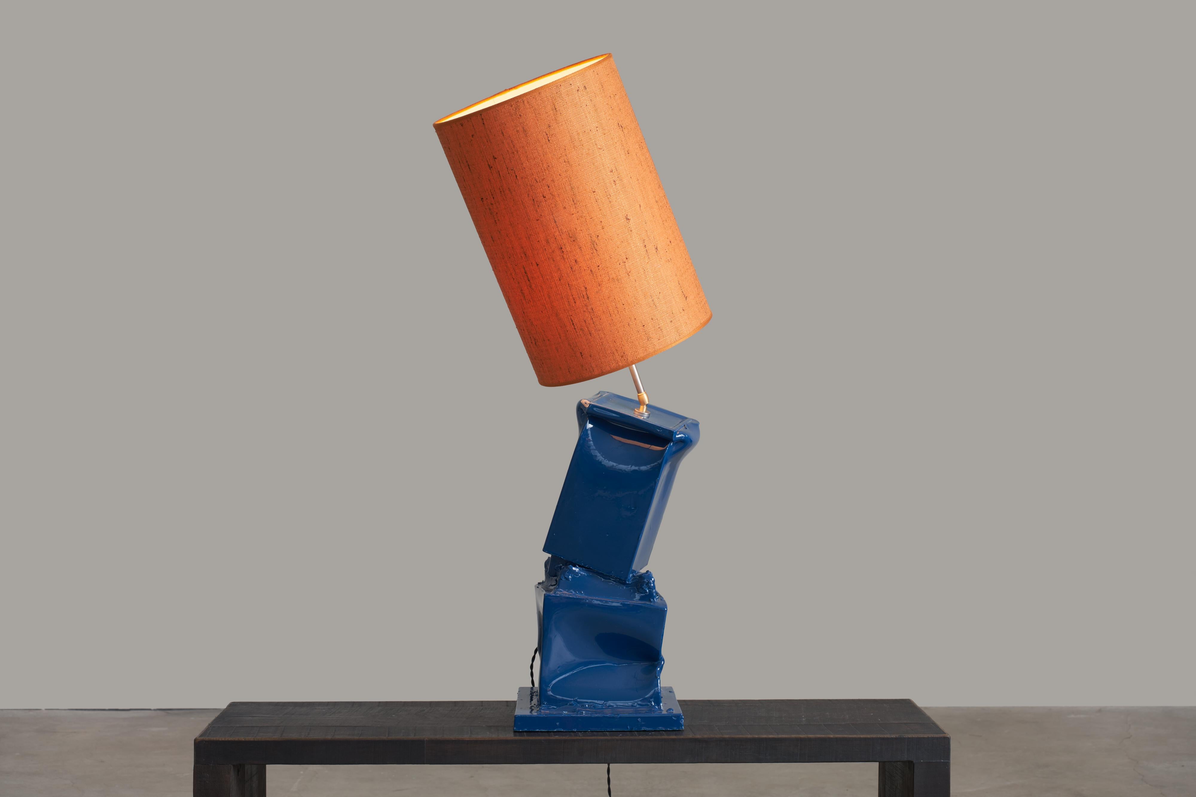 Post Modern, Brutalist, Deconstructivist, Sculptural Lamp, Any Color. Italy For Sale 2