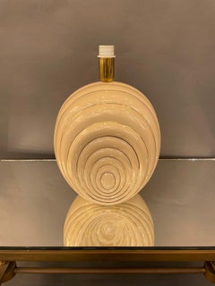 Oversized  Ceramic Table Lamp in the Style of Tommaso Barbi, Italy