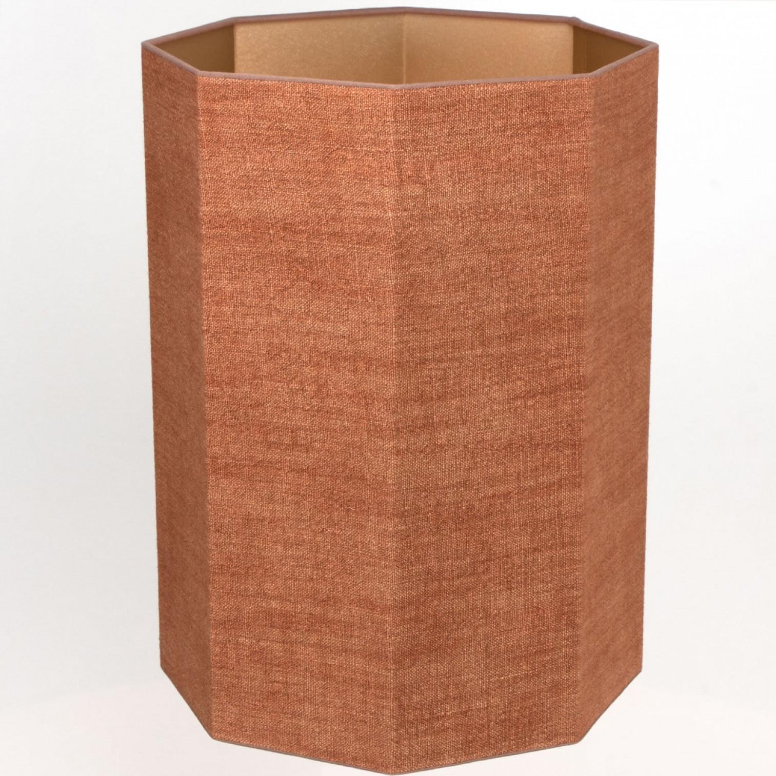 Large Ceramic Table Lamp with Custom Made Lampshade by René Houben siglo XX en venta