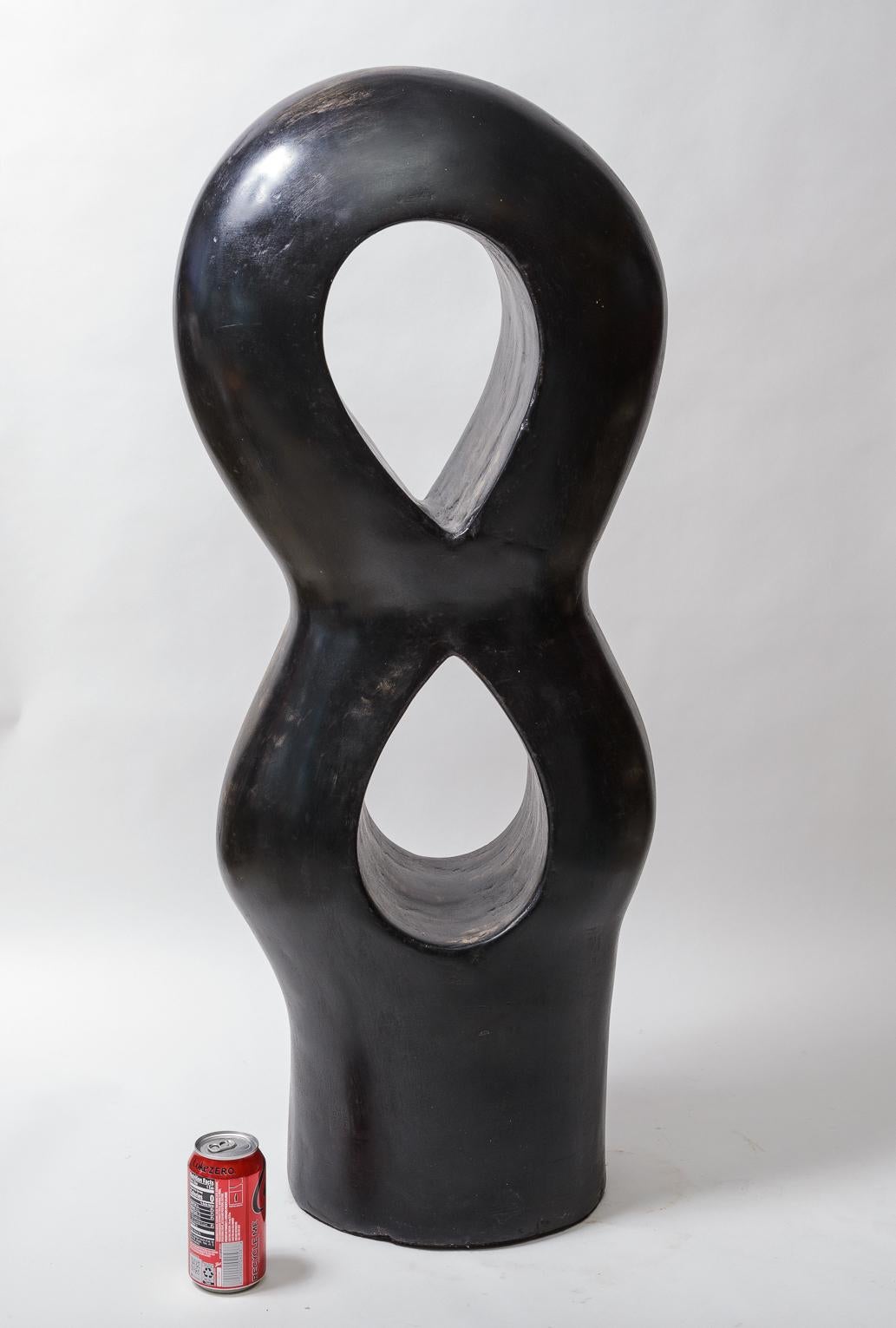 Large Ceramic Totem Sculpture In Good Condition For Sale In West Palm Beach, FL