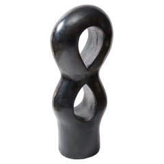 Grande scultura totem in ceramica