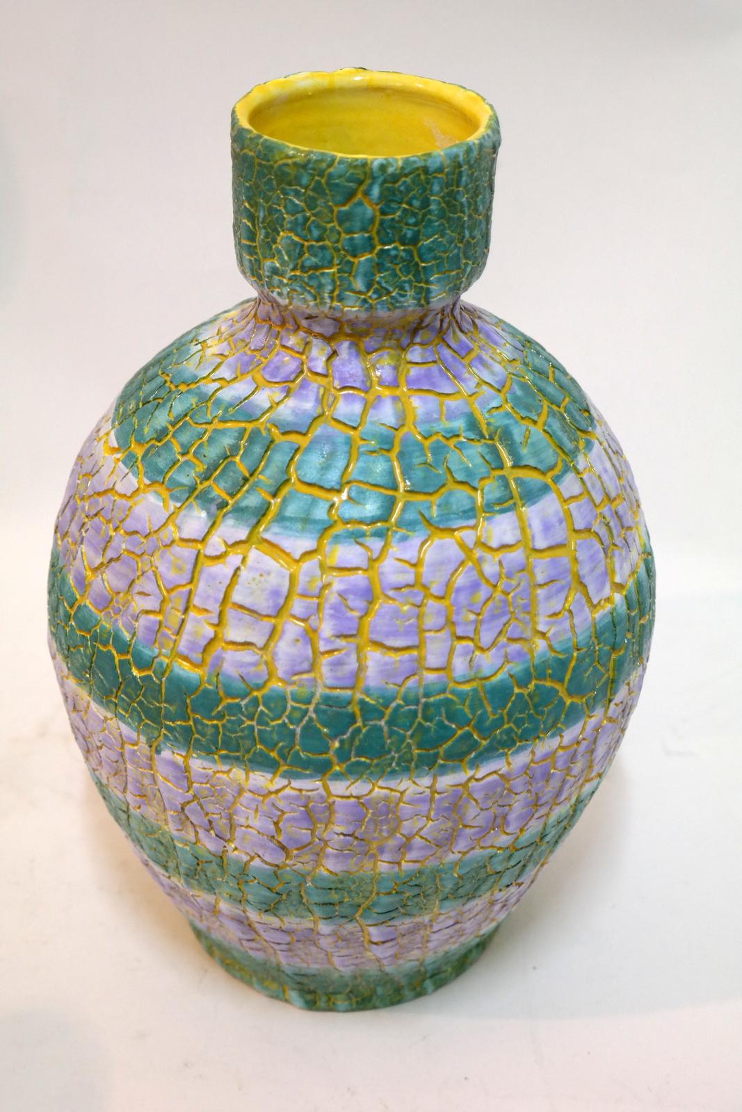 Large ceramic vase, 1970s.