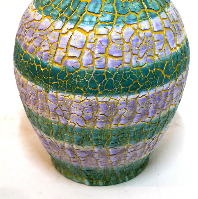 Mid-Century Modern Large Ceramic Vase, 1970s For Sale