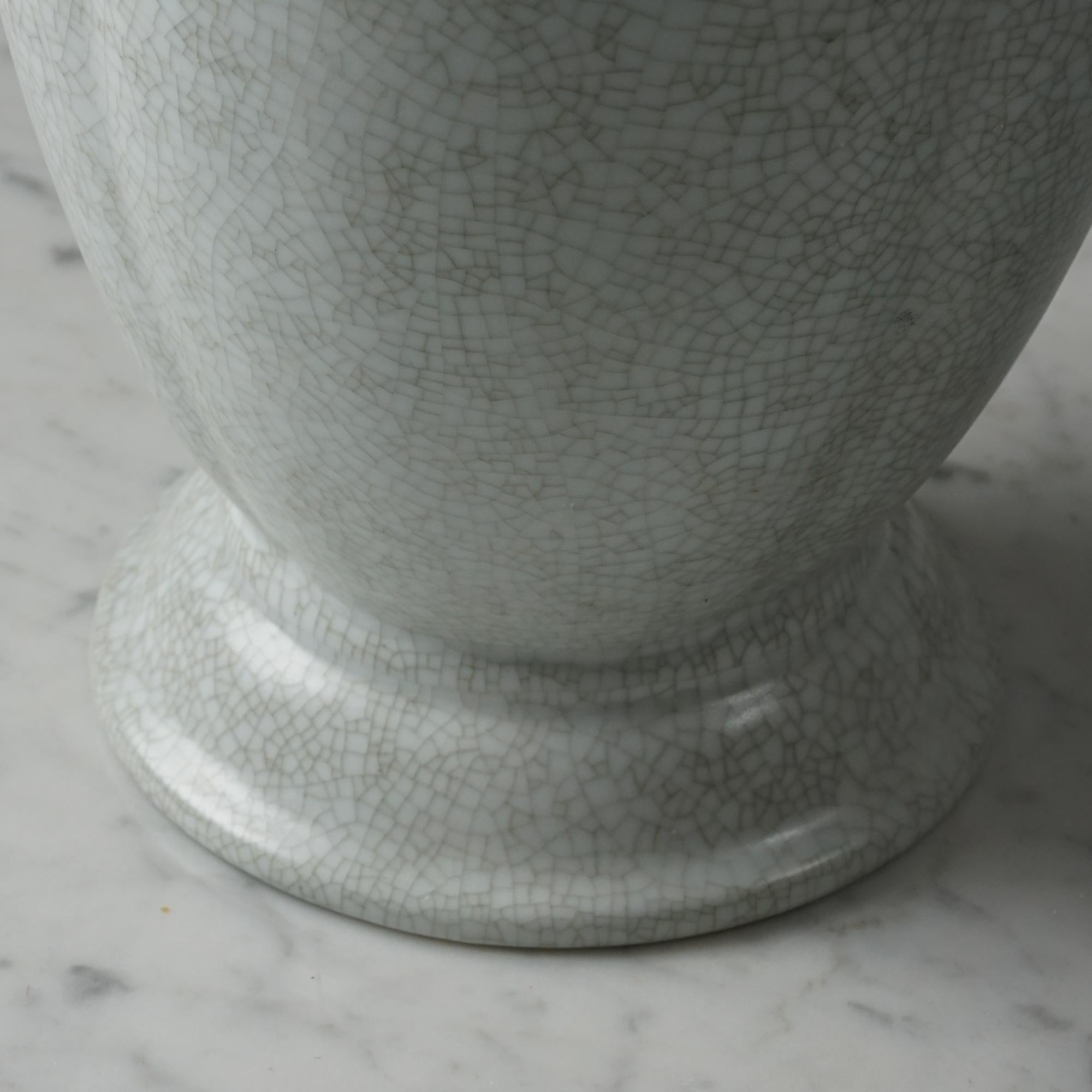 Large Ceramic Vase Attributed to Grete Lisa Jäderholm-Snellman, 1940s In Good Condition For Sale In Helsinki, FI