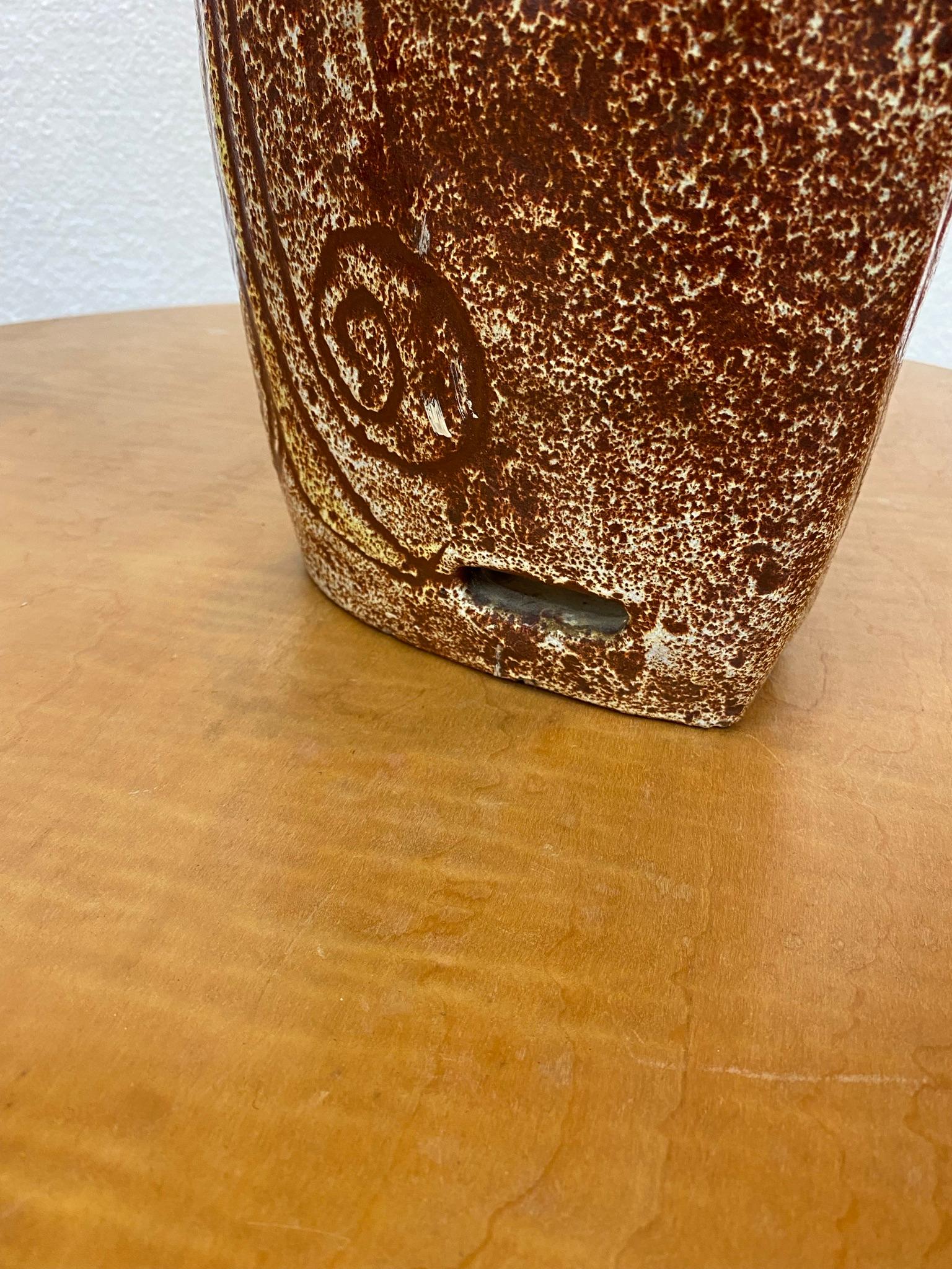 Large Ceramic Vase by Accolay, circa 1960-1970 For Sale 3