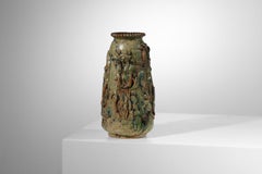 Large ceramic vase by André Rozay unique item la Borne - I547