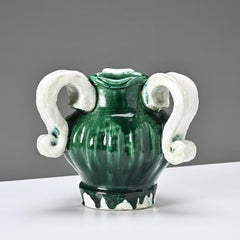 Large Ceramic Vase by Atelier Callis, circa 1946