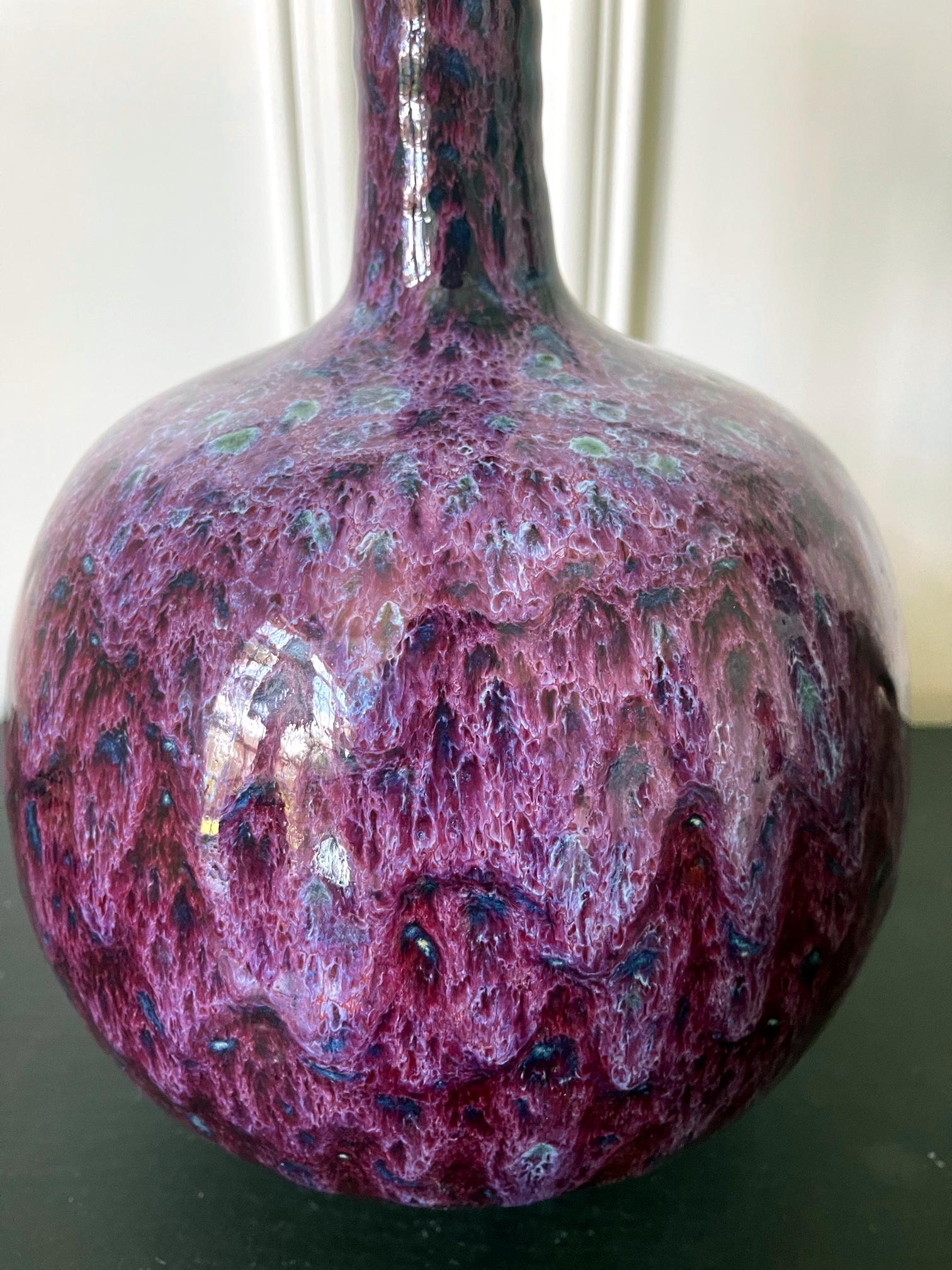 Moderne Grand vase en céramique du frère Thomas Bezanson en vente