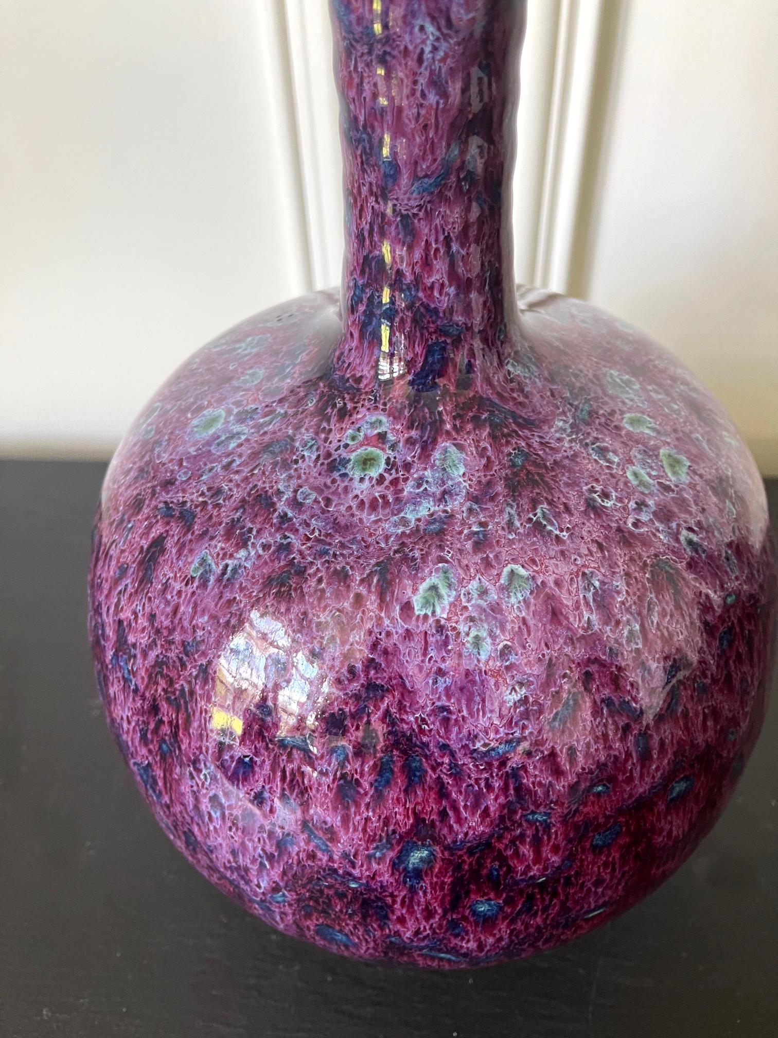 Modern Large Ceramic Vase by Brother Thomas Bezanson For Sale