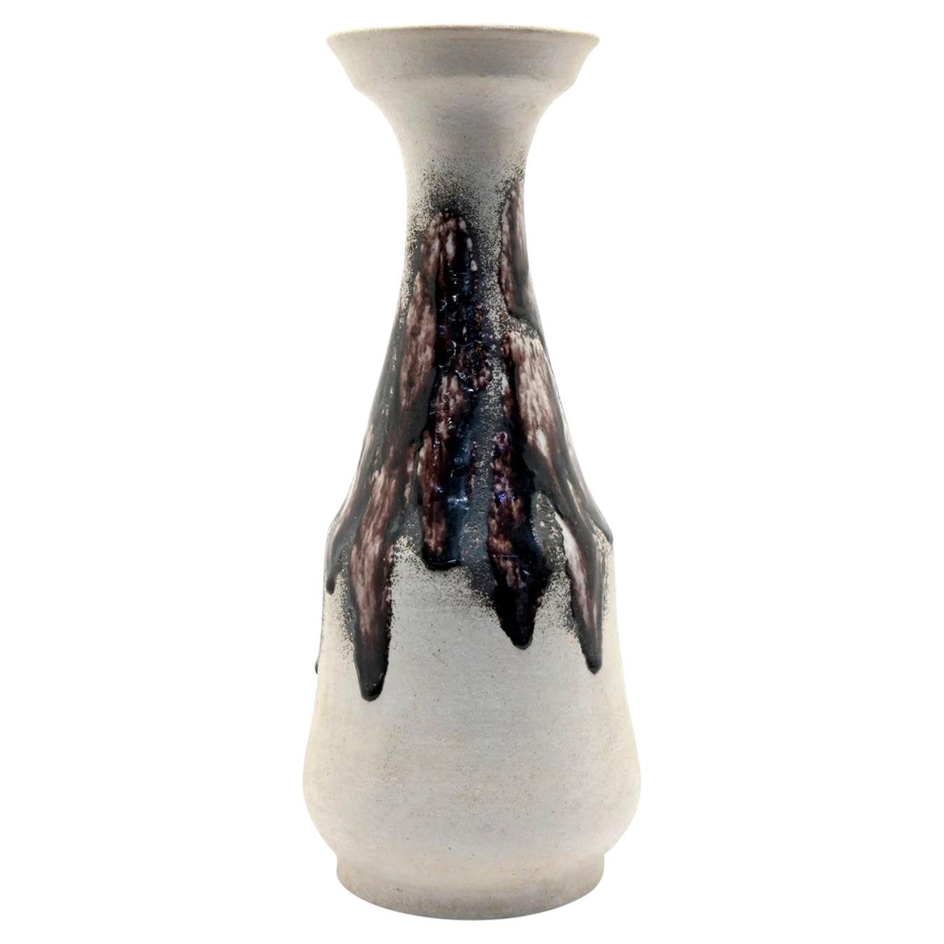 Large Ceramic Vase by Eva Bod, 1970s For Sale