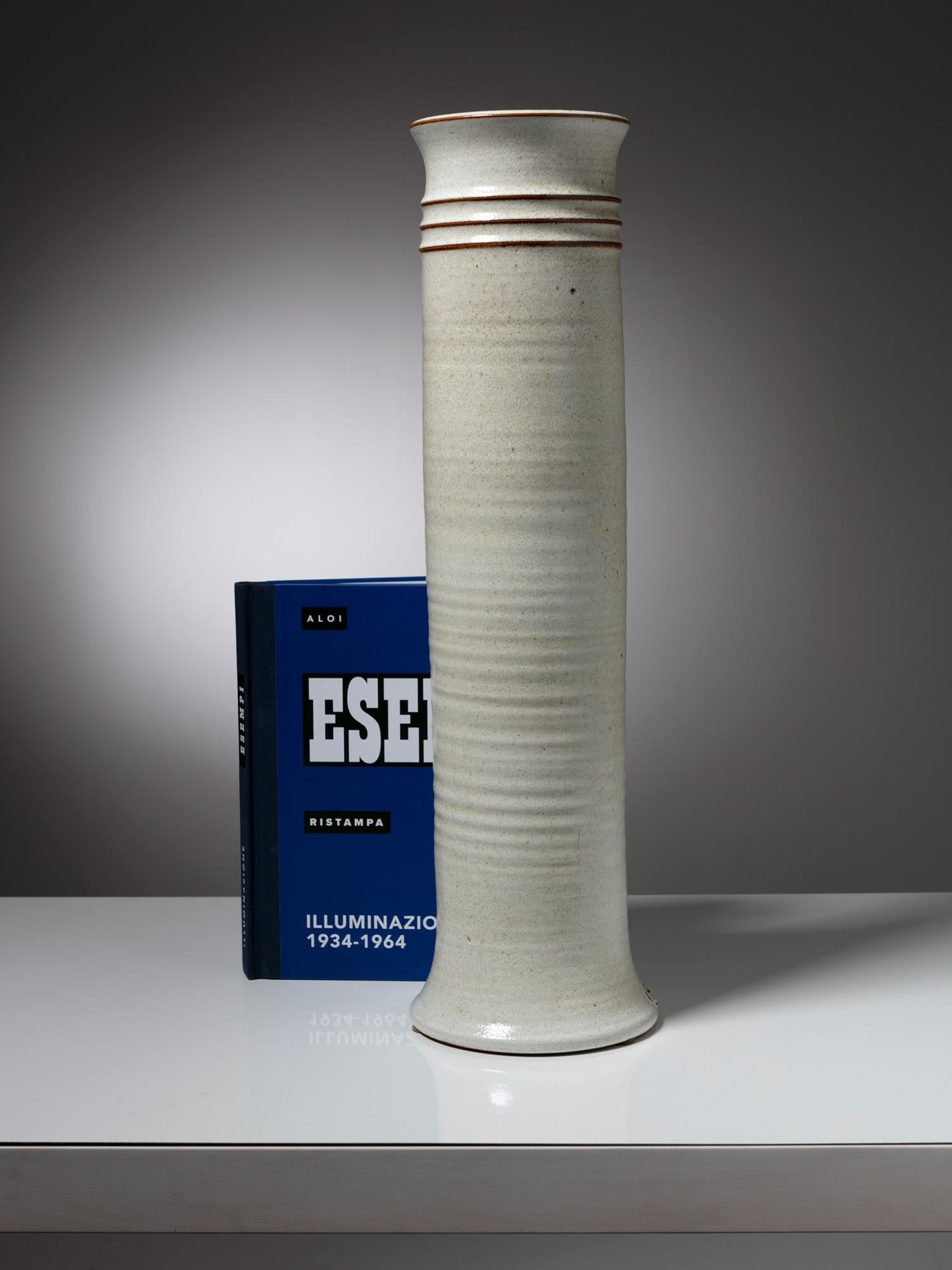 Grande vaso in ceramica di Giancarlo Scapin per Laboratornio, Italia, anni '70 In condizioni buone in vendita a Milan, IT