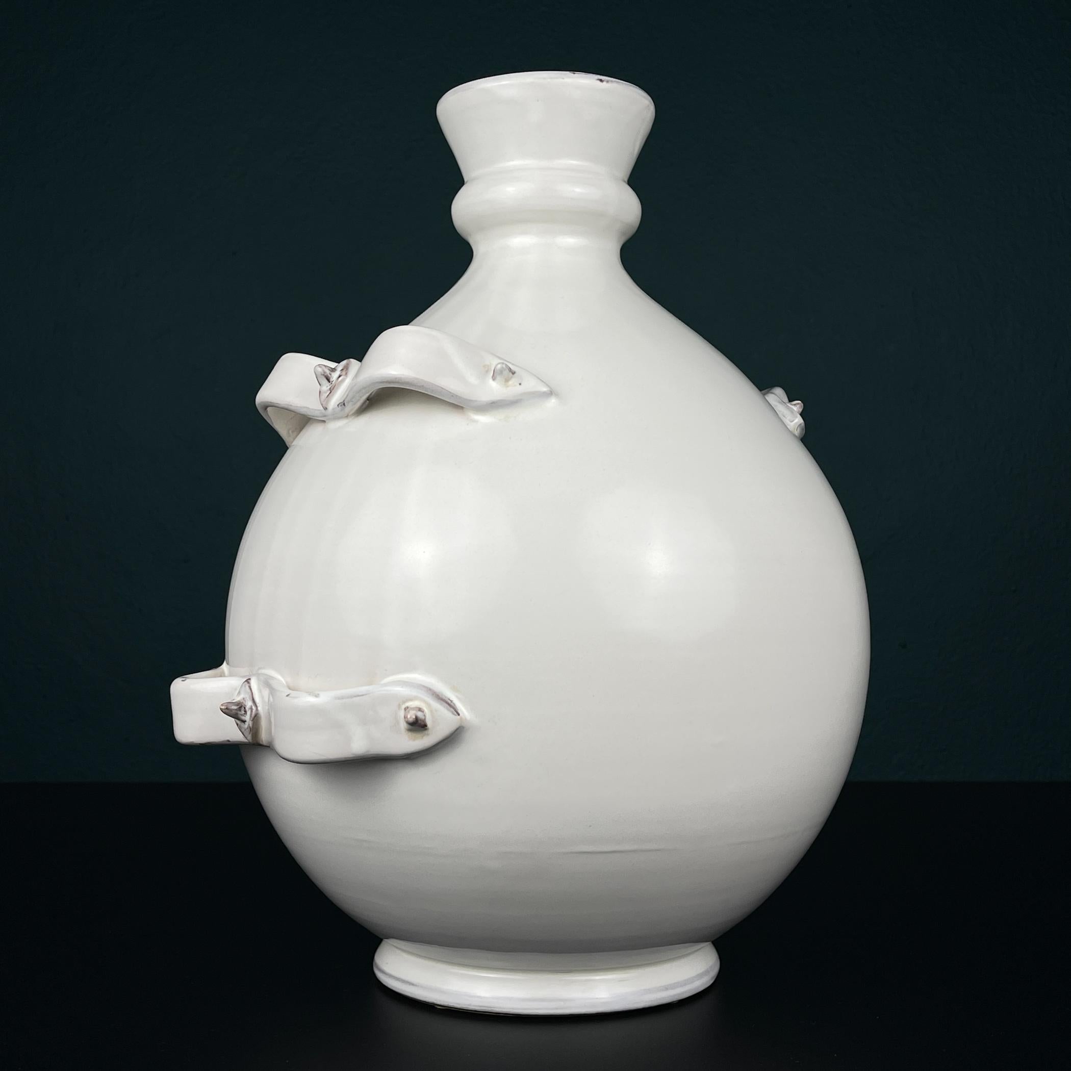 Grande vaso in ceramica di Gianfranco Ballerini, Italia anni '90 in vendita 7