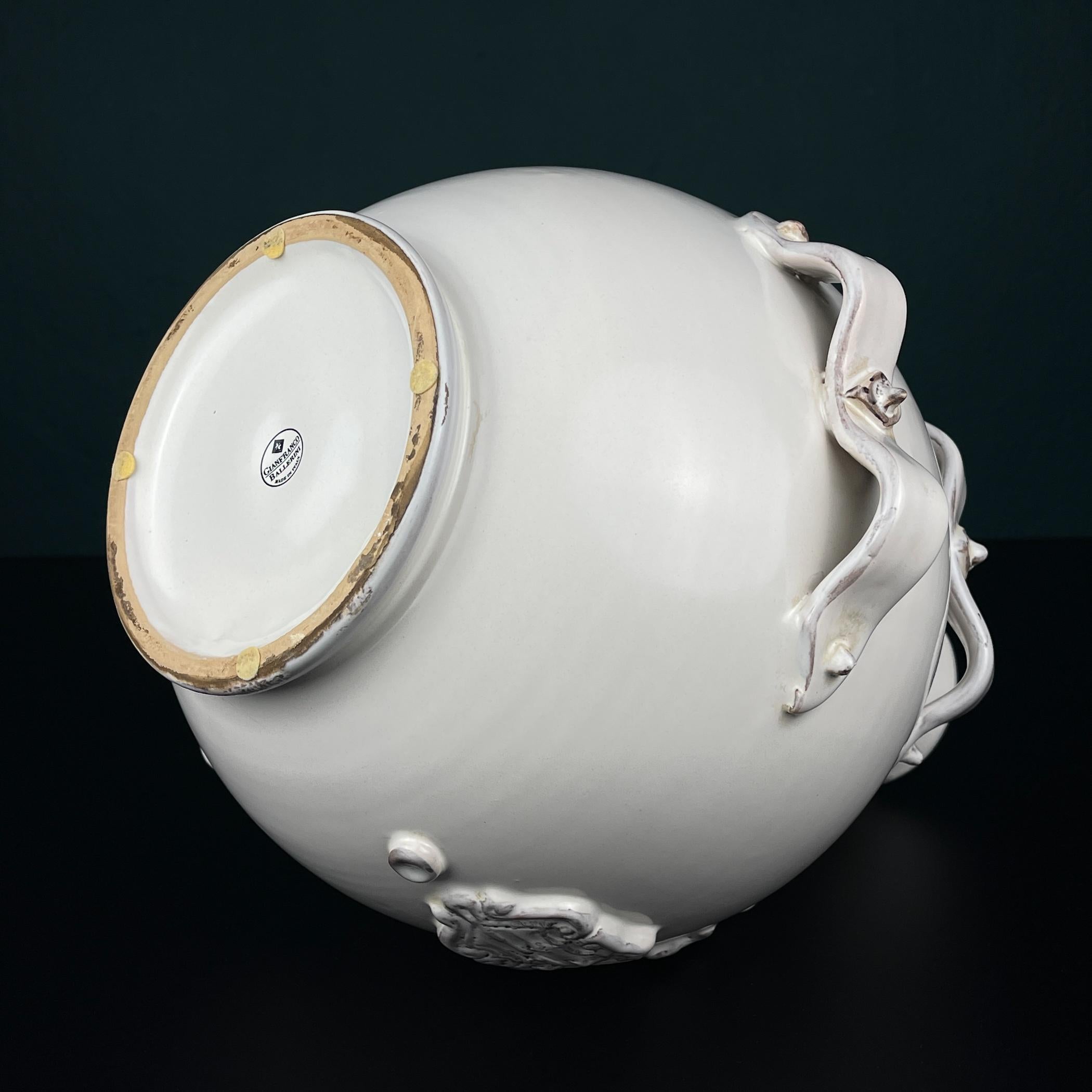 Grande vaso in ceramica di Gianfranco Ballerini, Italia anni '90 in vendita 11