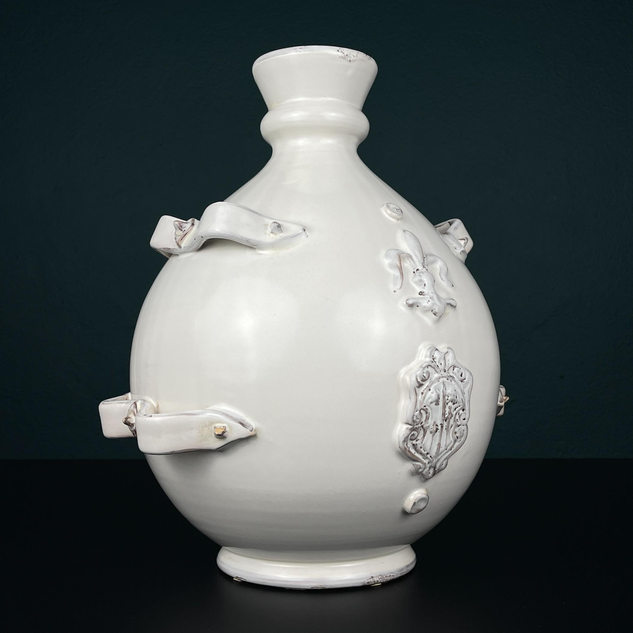 Mid-Century moderno Grande vaso in ceramica di Gianfranco Ballerini, Italia anni '90 in vendita