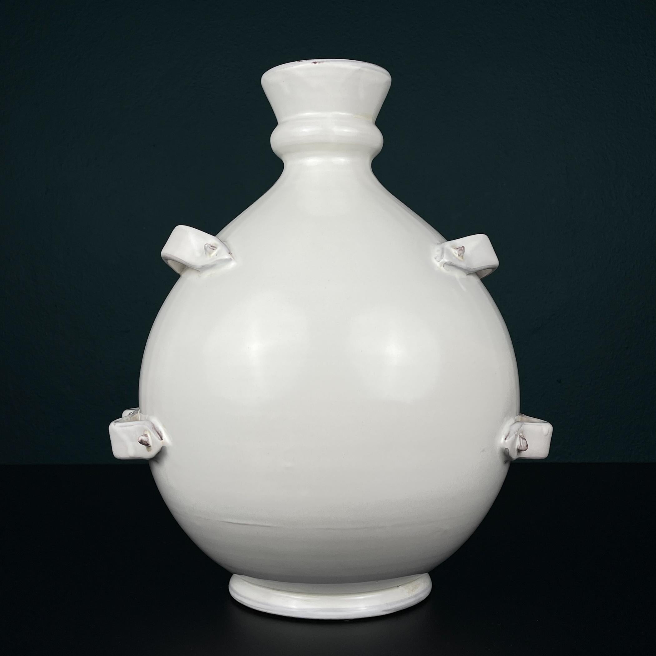 Fine XX secolo Grande vaso in ceramica di Gianfranco Ballerini, Italia anni '90 in vendita