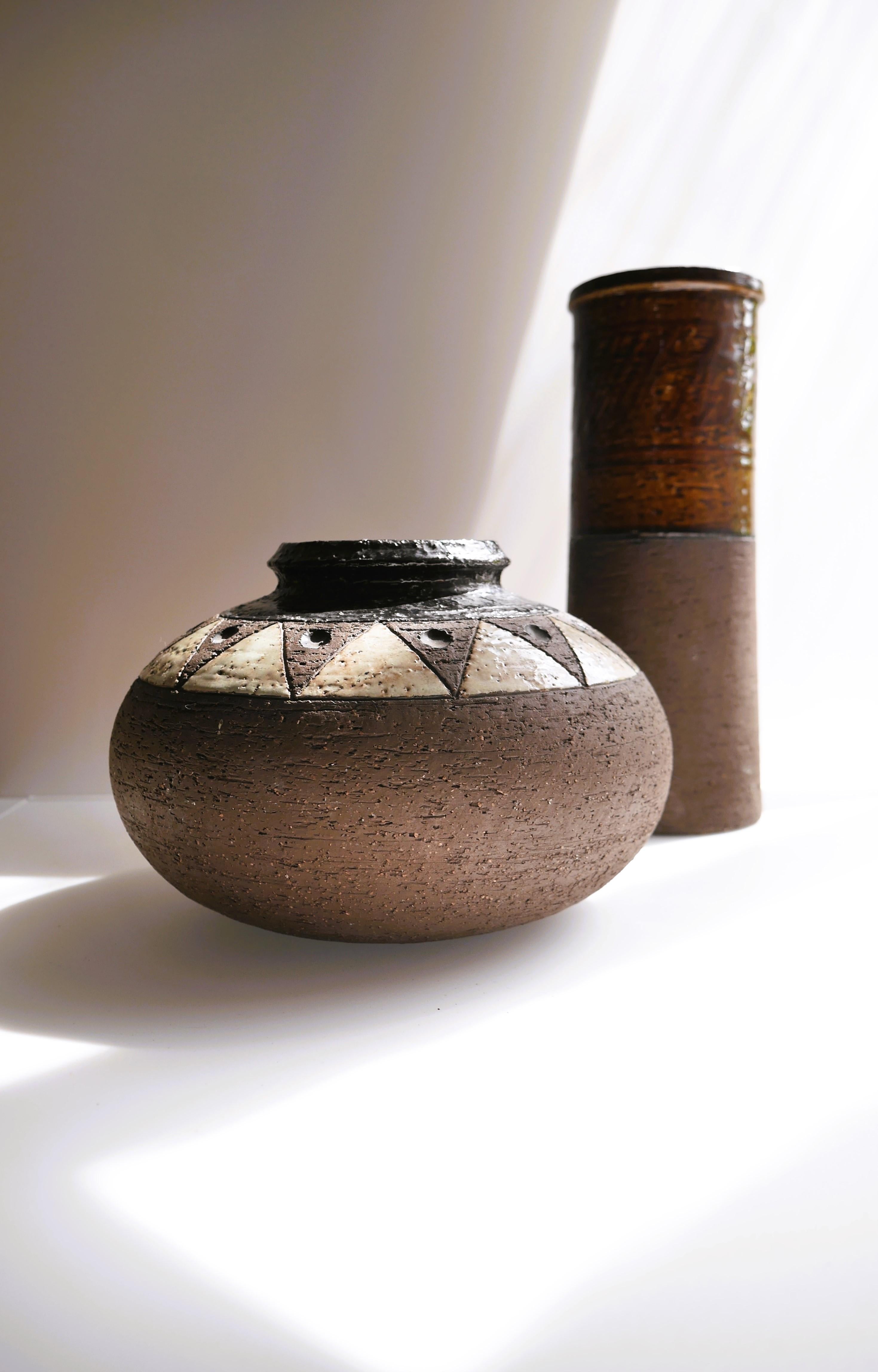 Large Ceramic Vase by Inger Persson for Rörstrand, Sweden 1