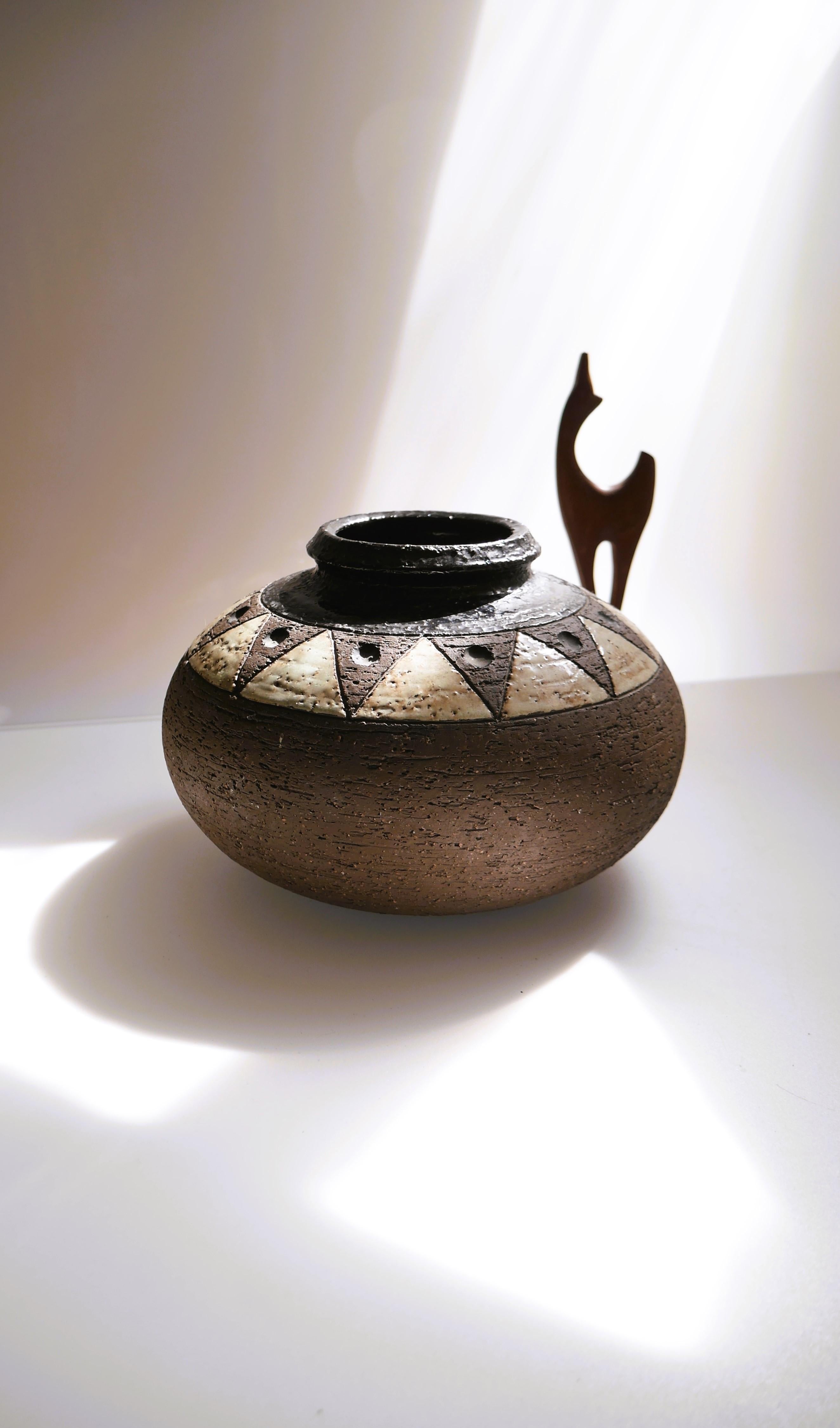 Large Ceramic Vase by Inger Persson for Rörstrand, Sweden 2