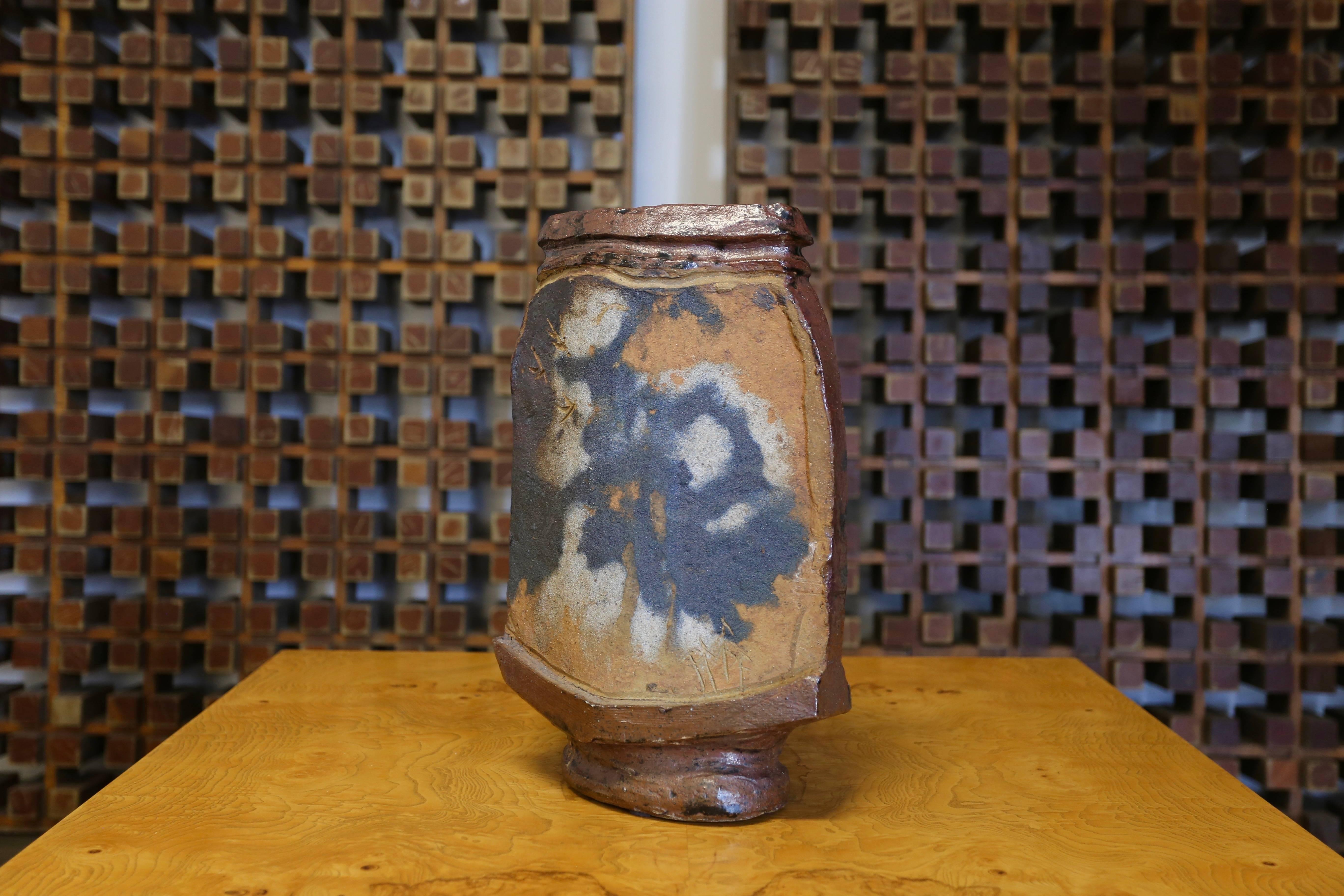 Mid-Century Modern Large Ceramic Vase by Jerry Rothman
