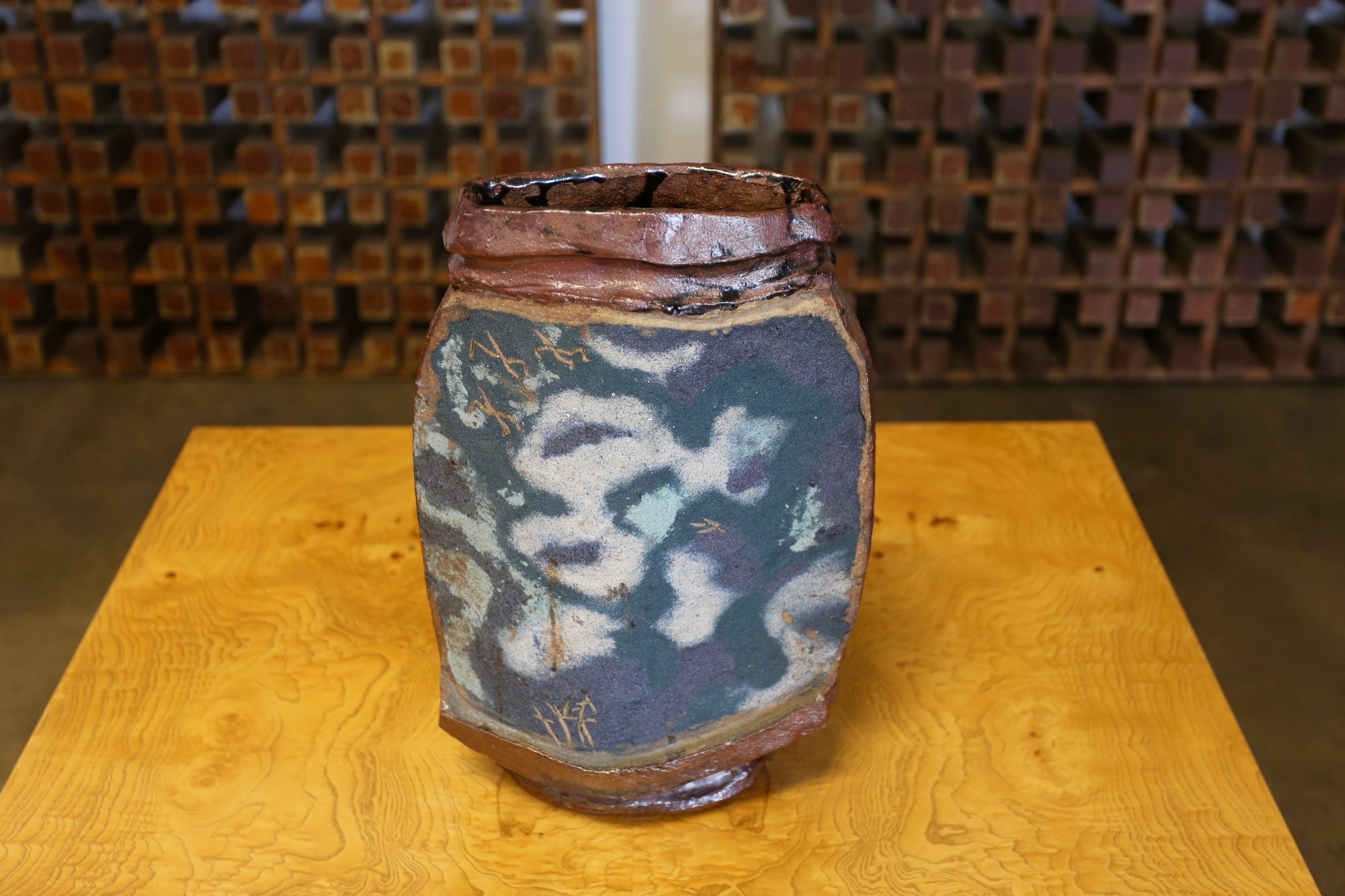 Large Ceramic Vase by Jerry Rothman 2