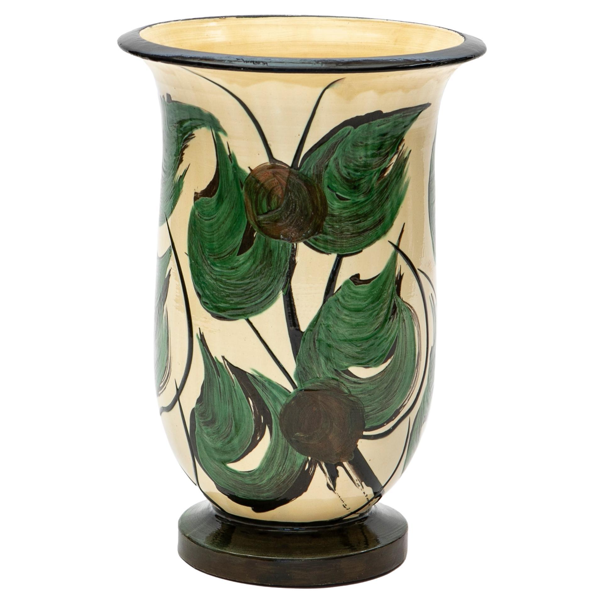 Large Ceramic Vase by Kähler at 1stDibs